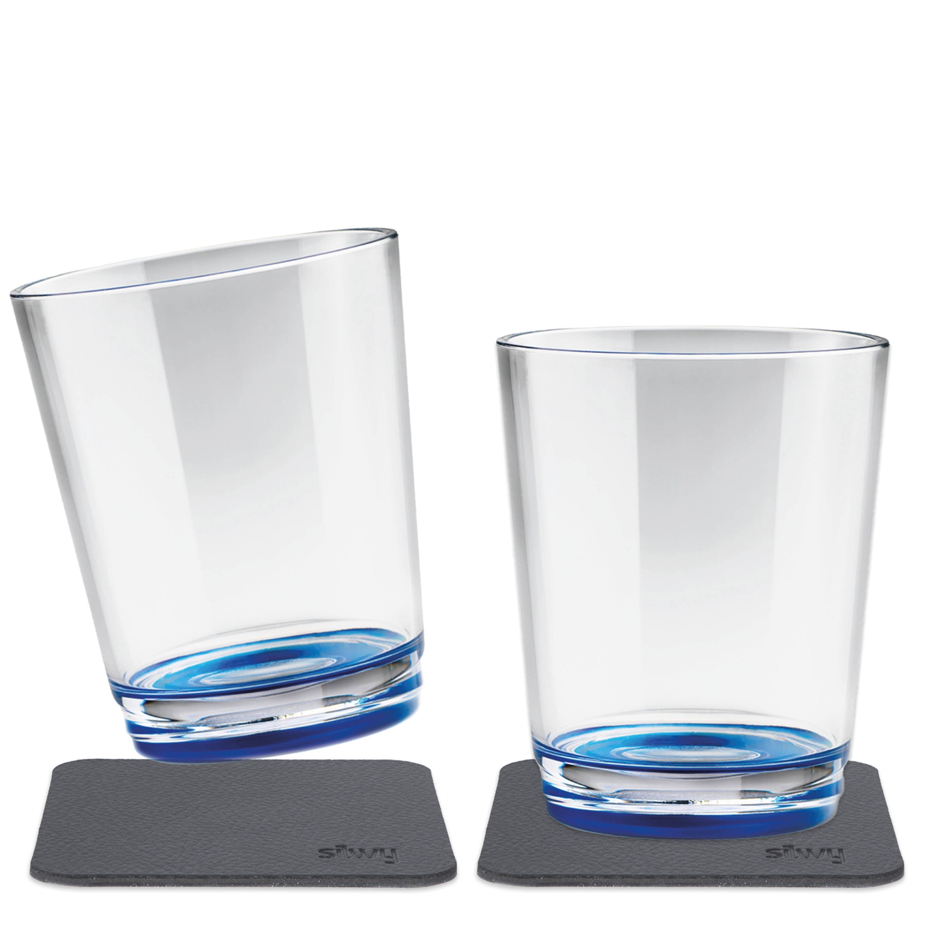 2 x Magnetic drinking cup with Gel Pad - Silwy UK