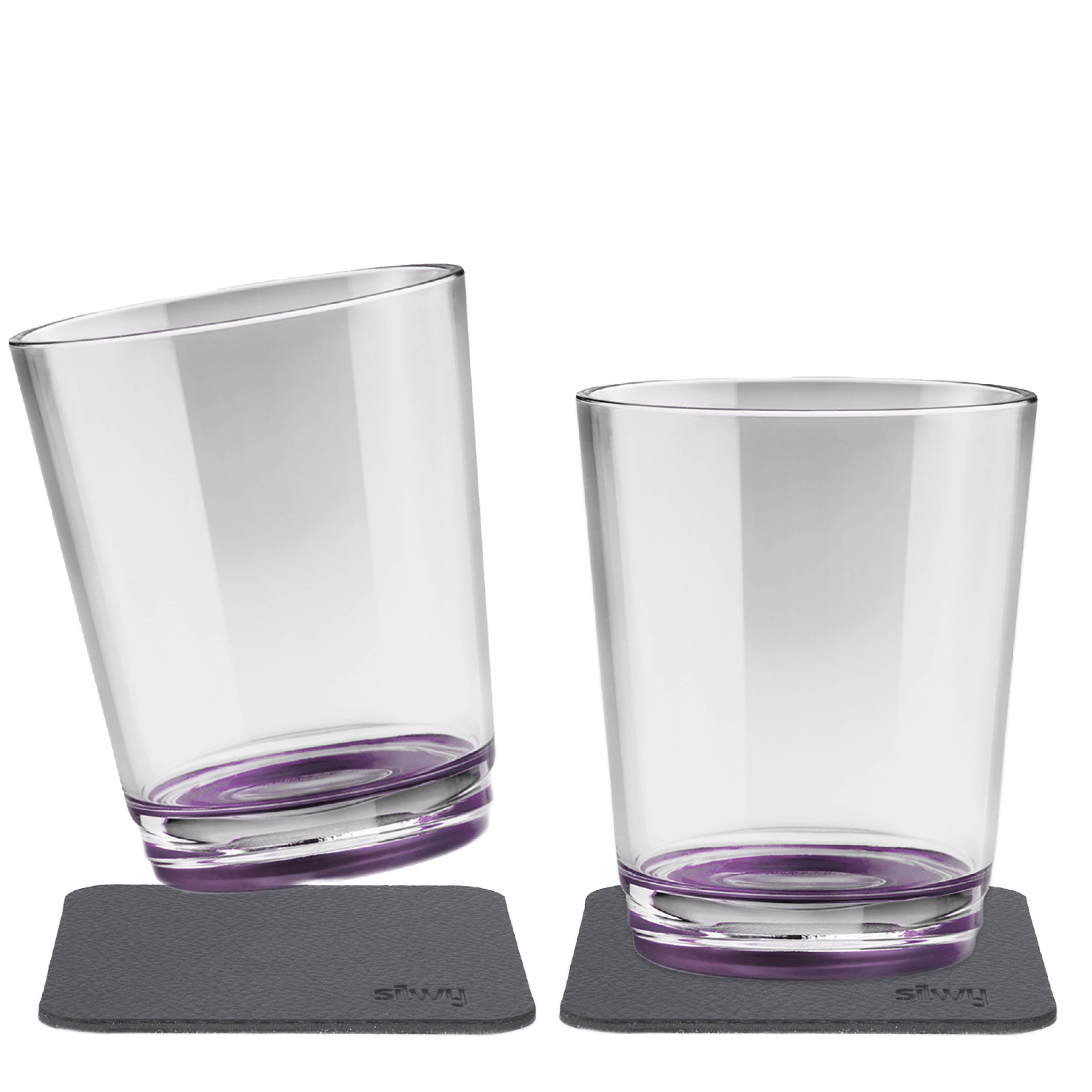2 x Magnetic drinking cup with Gel Pad - Silwy UK