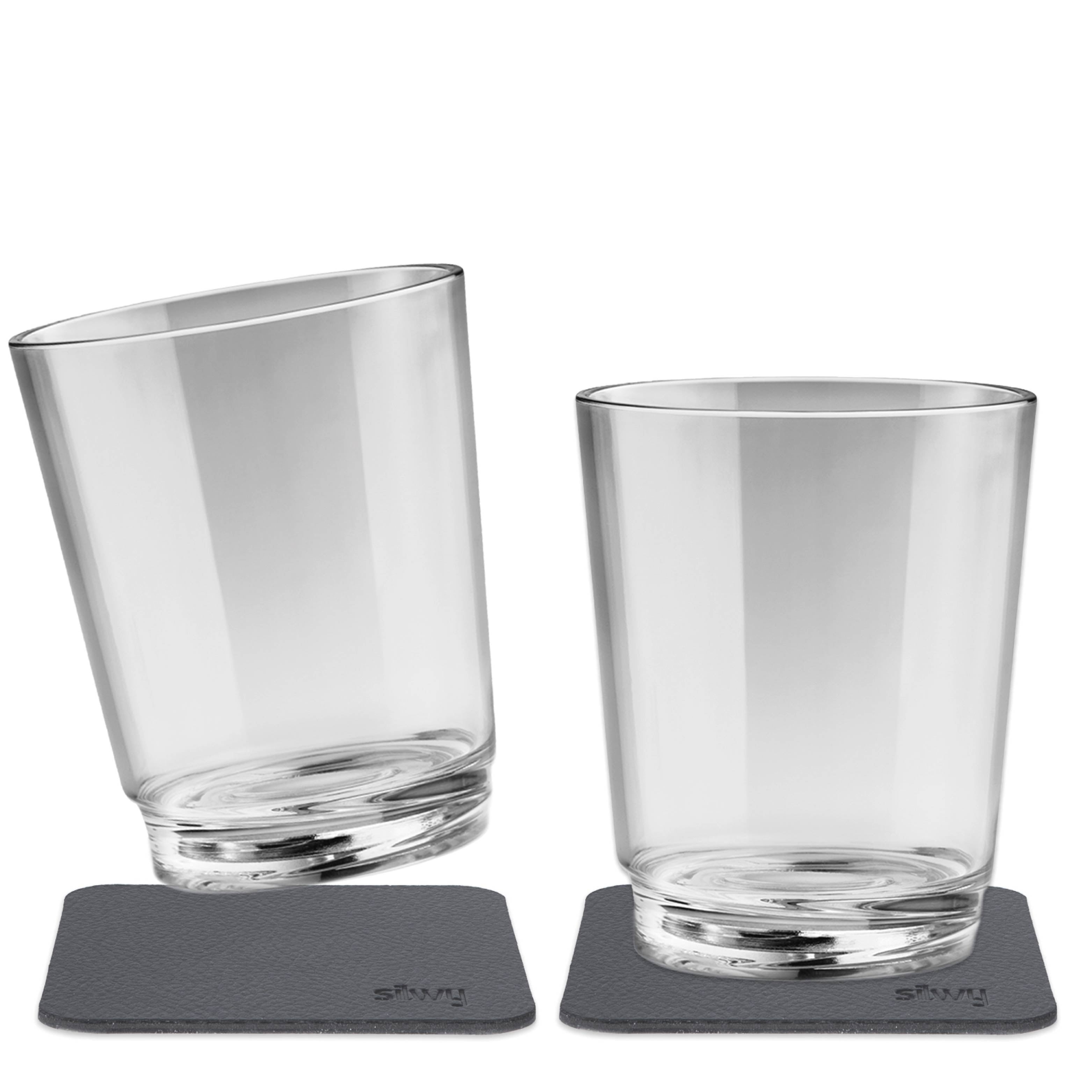 2 x Magnetic drinking cup with Gel Pad - Silwy UK