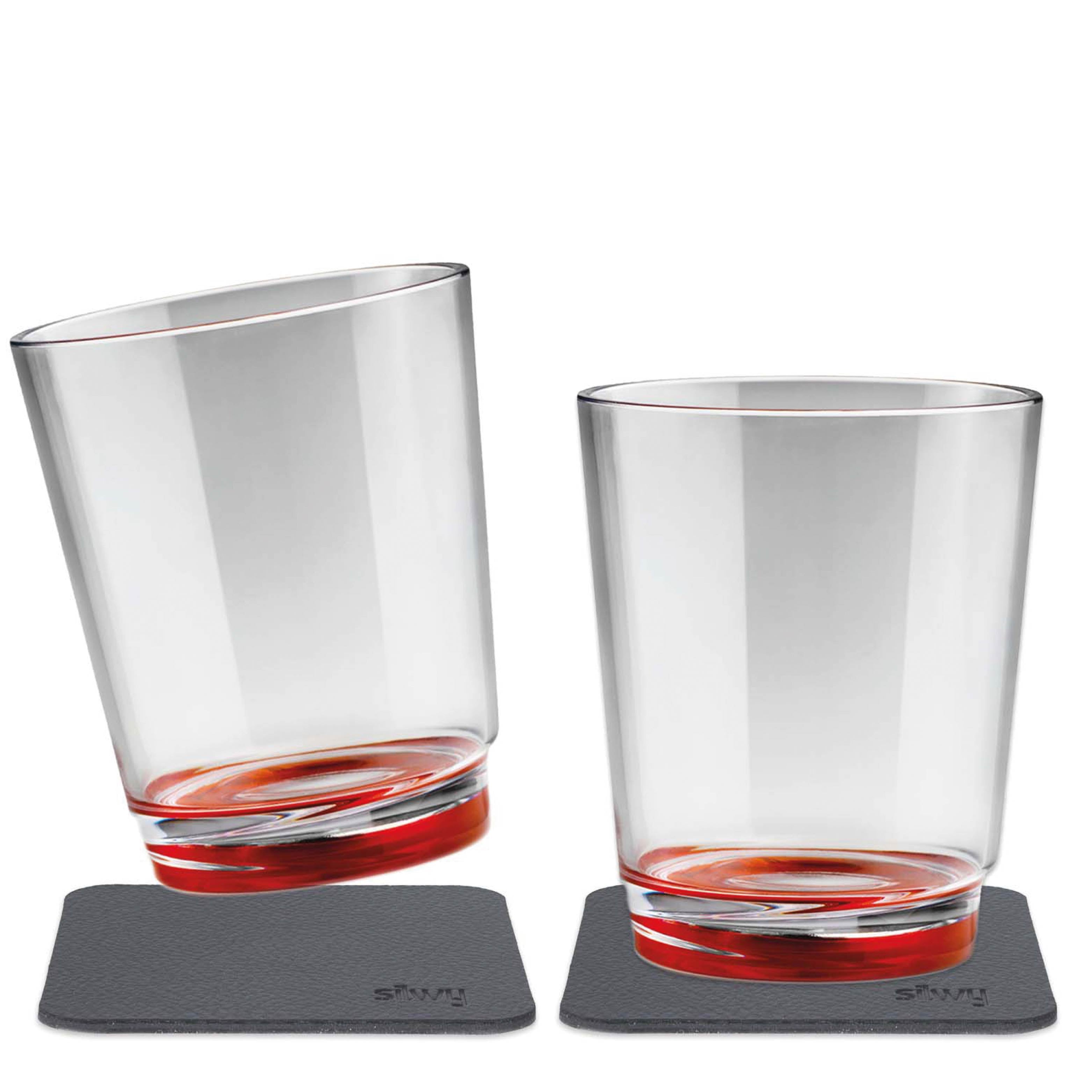 2 x Magnetic drinking cup with Gel Pad - Silwy UK