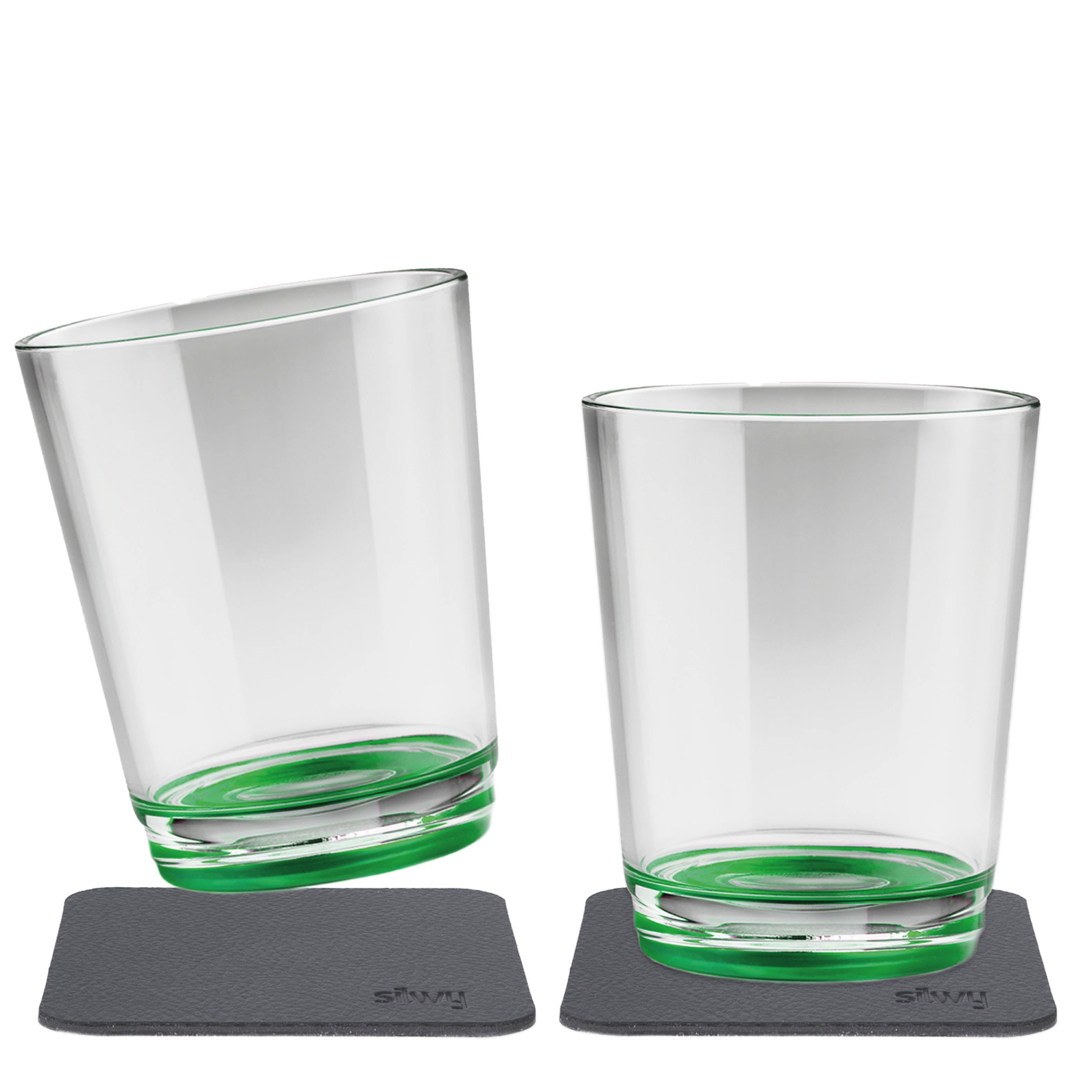 2 x Magnetic drinking cup with Gel Pad - Silwy UK