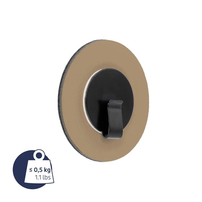 Magnet Hook CLEVER BLACK with Pad BEIGE - Silwy UK