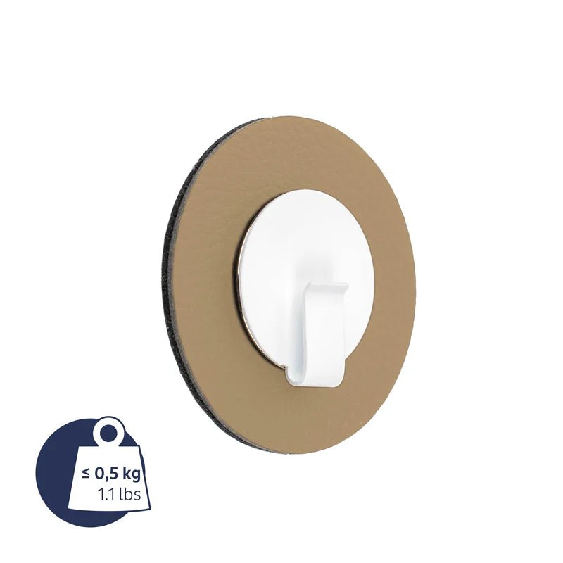 Magnet Hook CLEVER WHITE with Pad BEIGE - Silwy UK