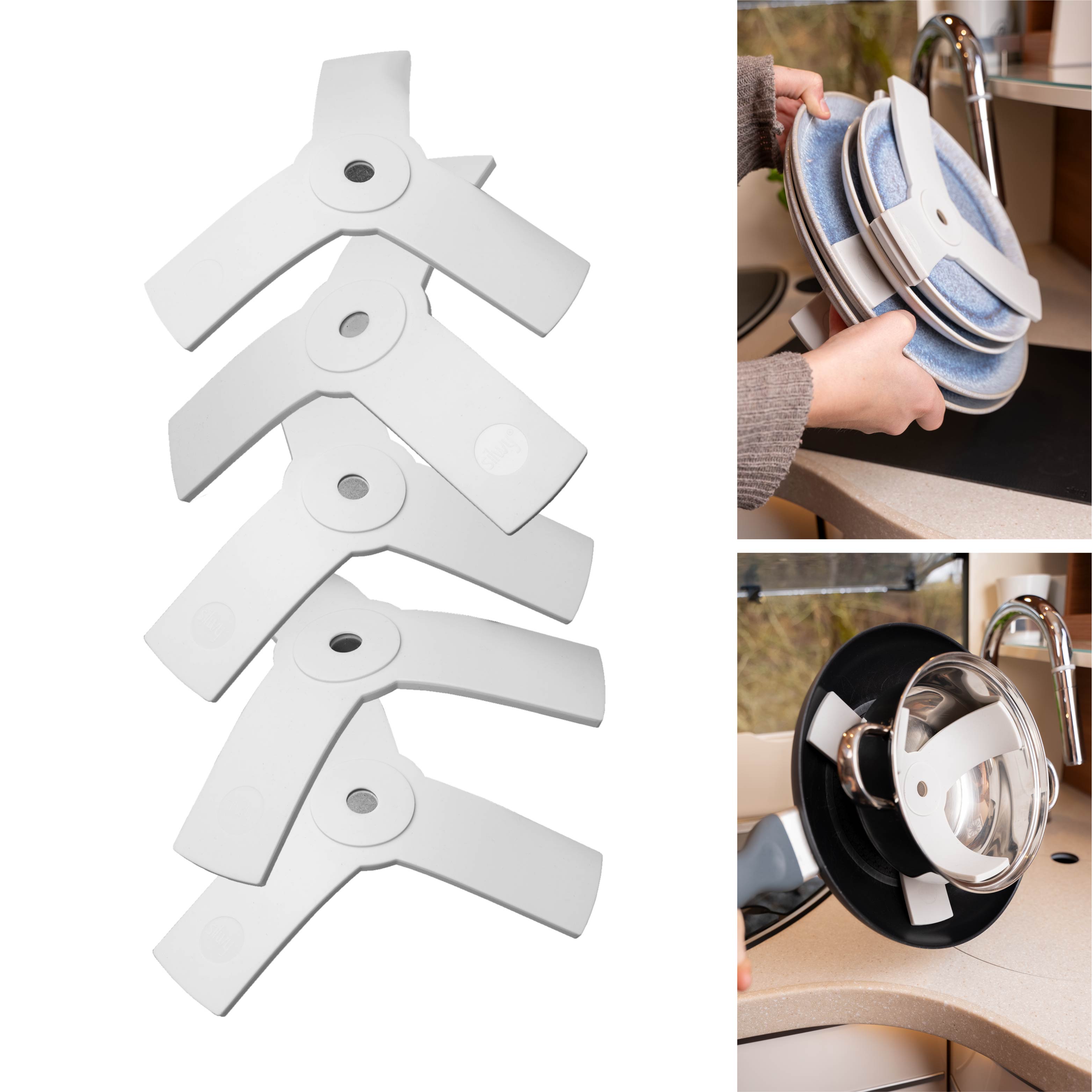Magnet sandwich bundle GREY - Silwy UK