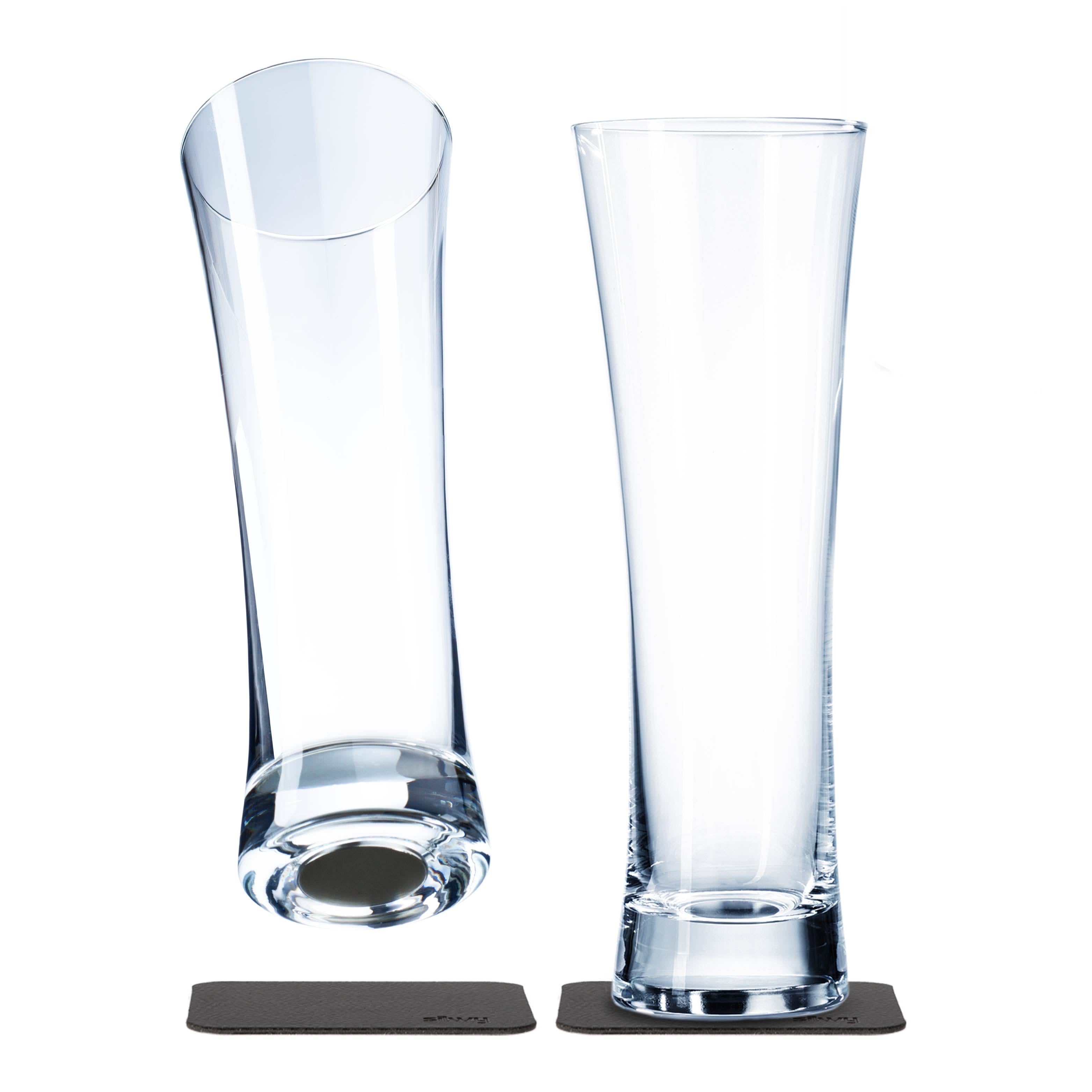 Magnetic crystal beer glasses - Silwy UK