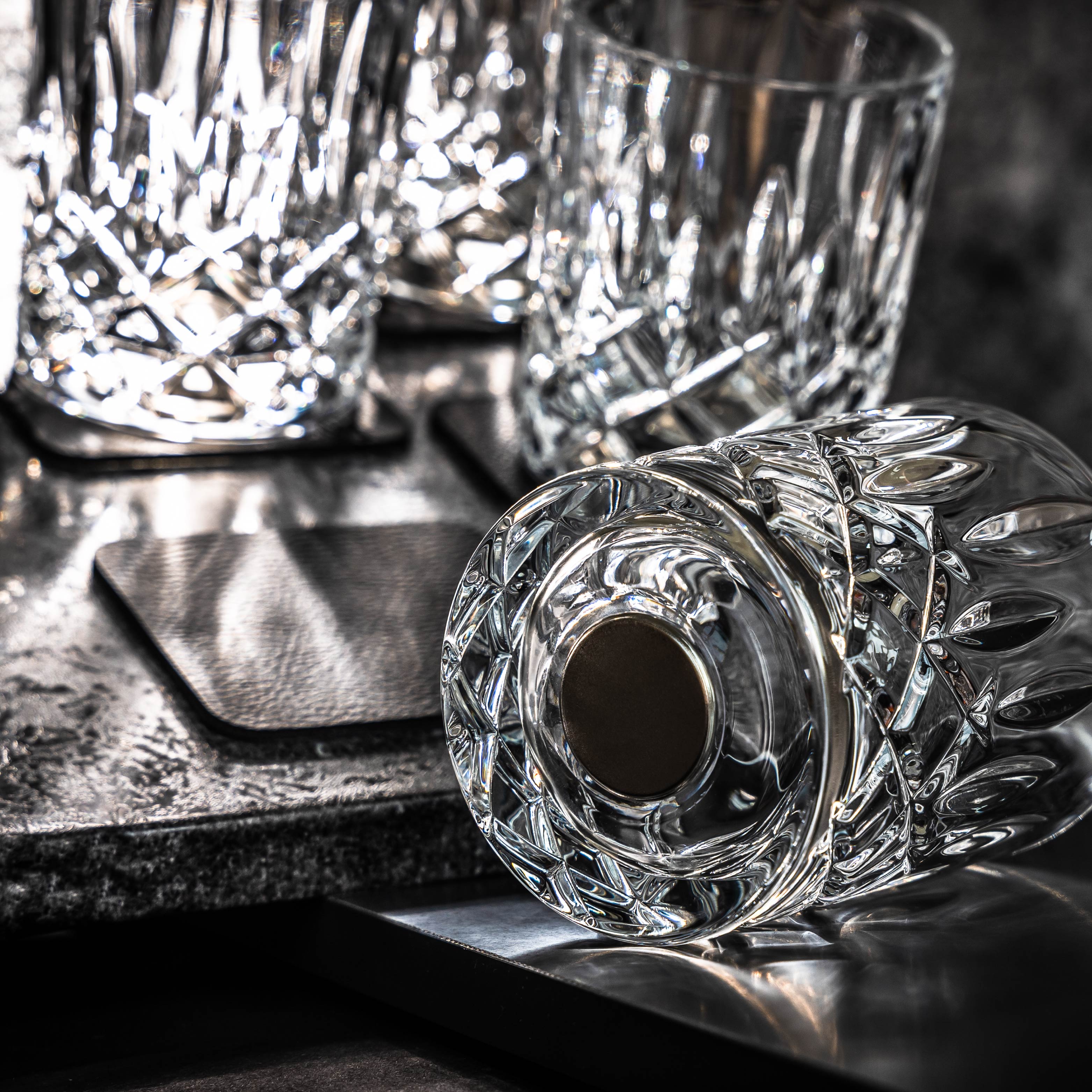 Magnetic crystal glasses WHISKY DIAMOND - Silwy UK