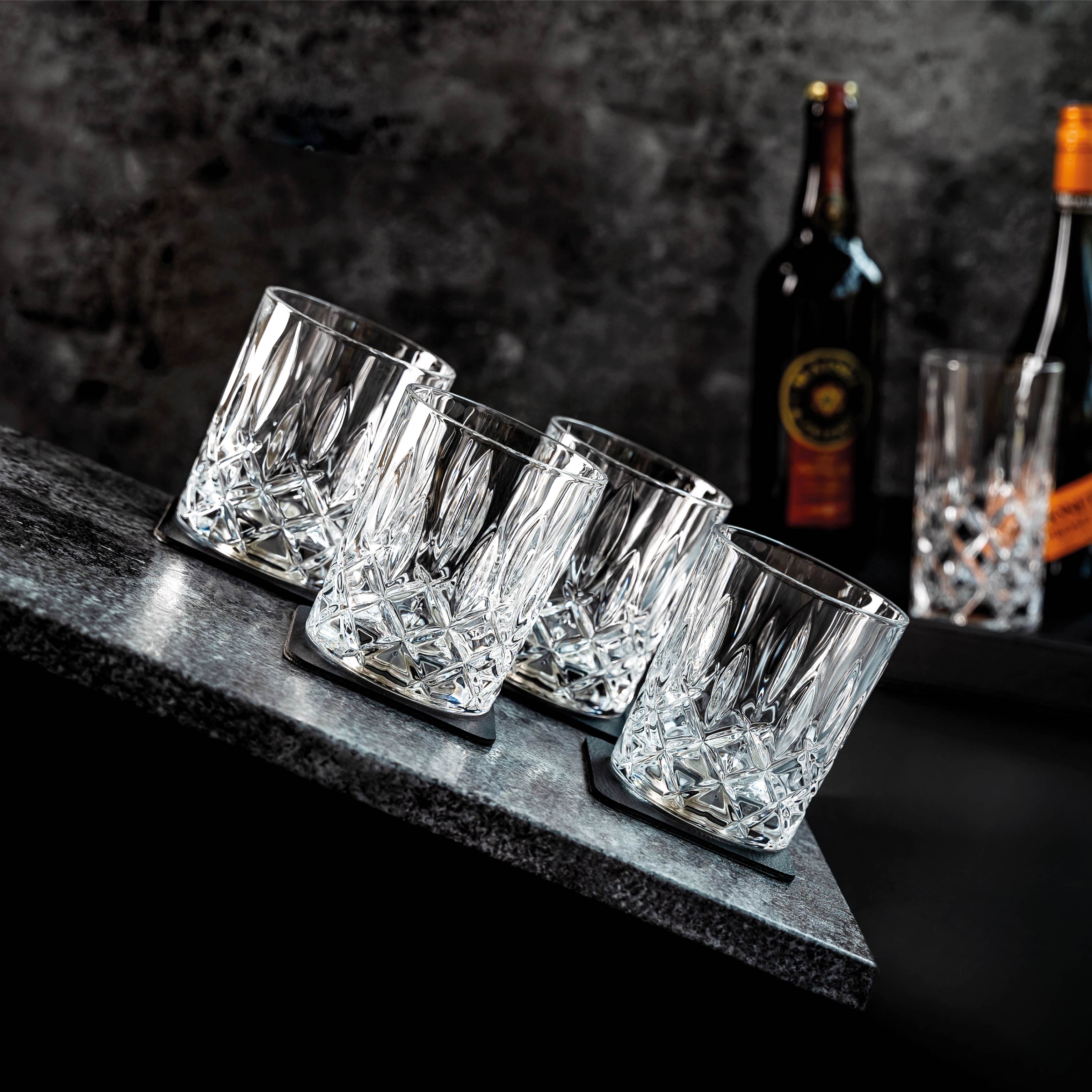 Magnetic crystal glasses WHISKY DIAMOND - Silwy UK