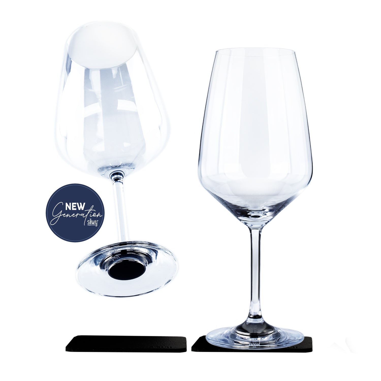 Magnetic crystal glasses WINE - Silwy UK