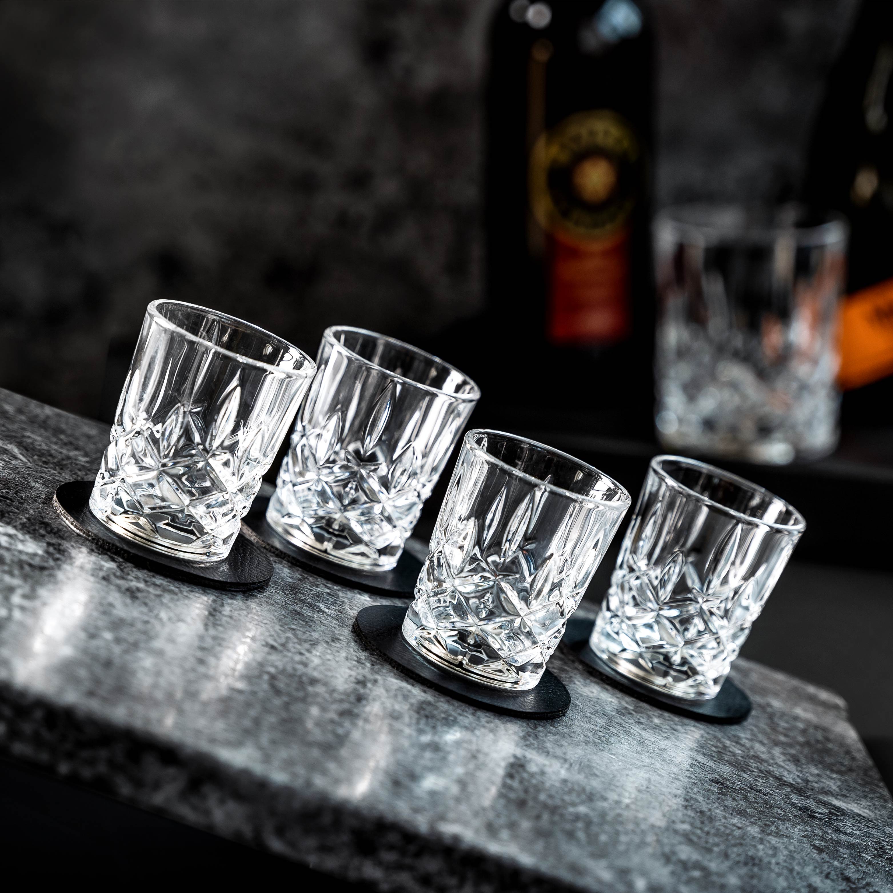Magnetic crystal shot glasses SHOT DIAMOND - Silwy UK