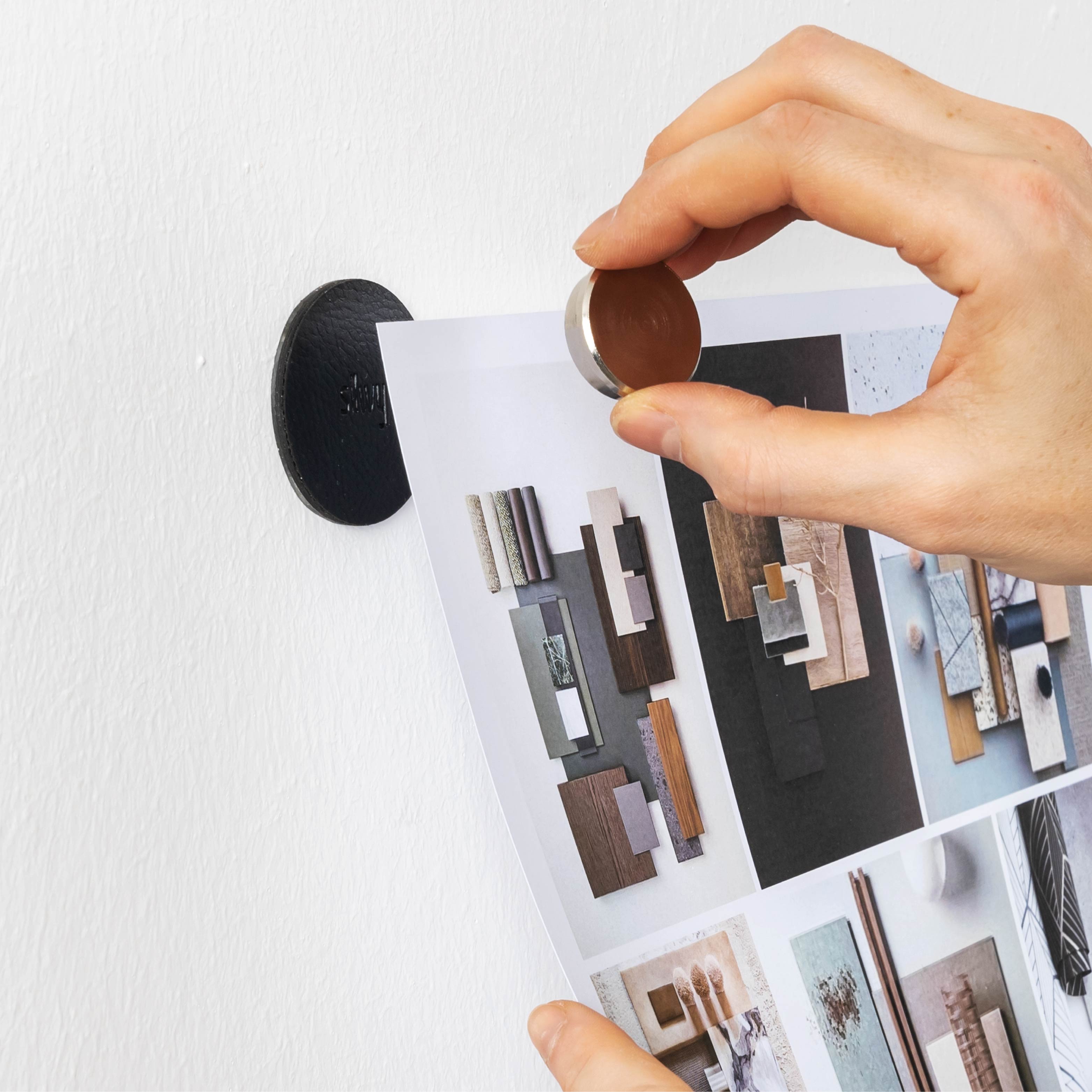 Magnetic pins SMART incl. pads BLACK - Silwy UK