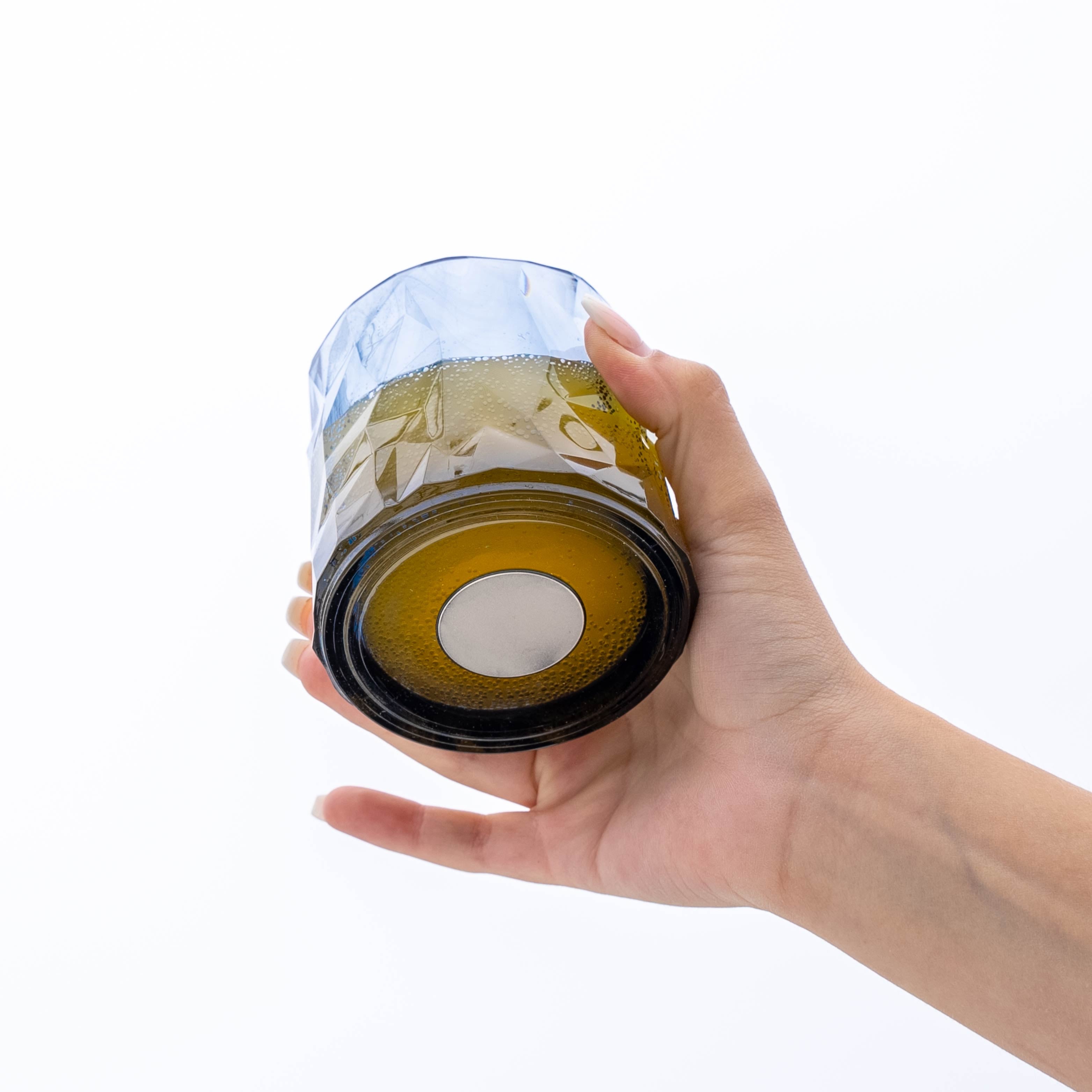 Magnetic plastic tumblers GREY - Silwy UK