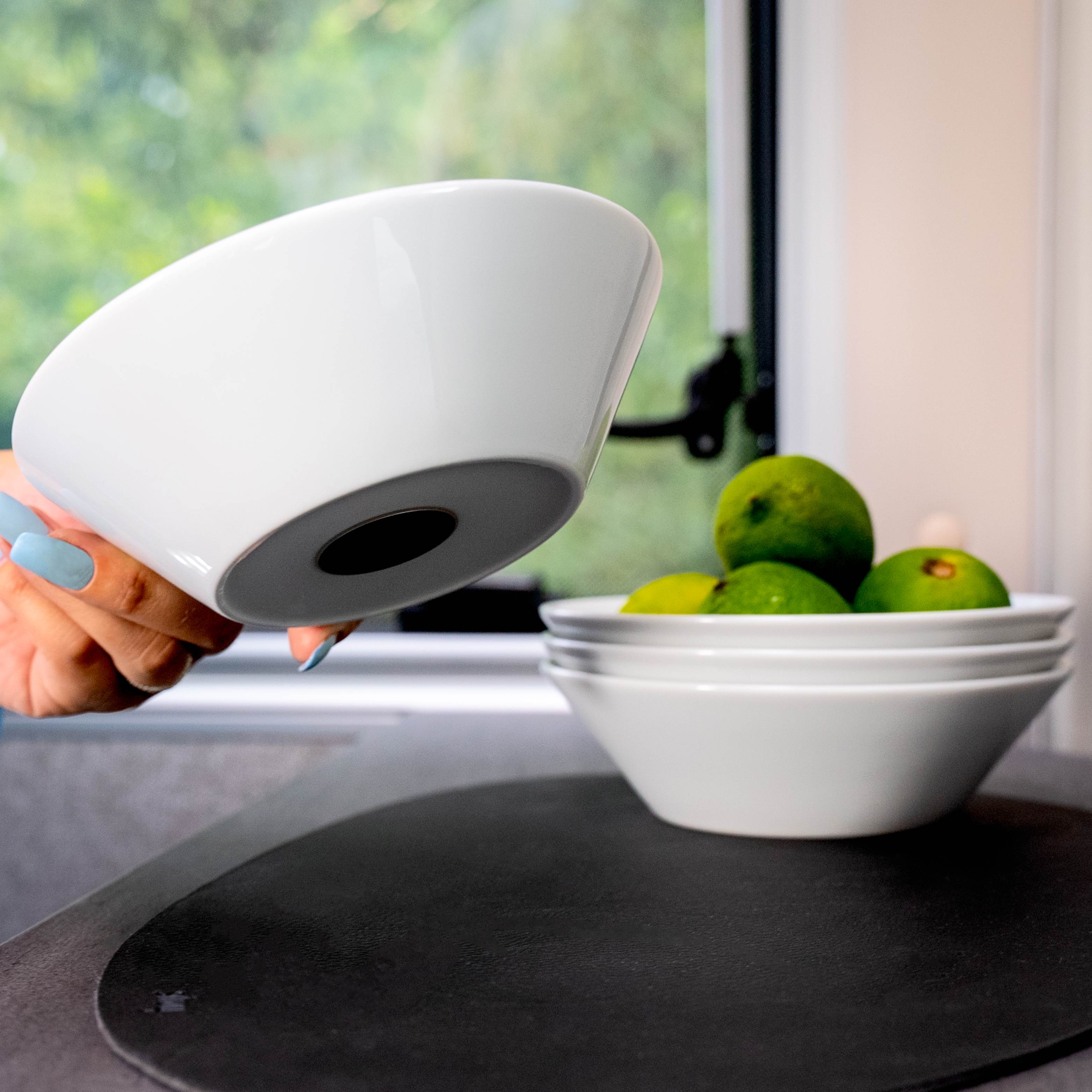 Magnetic porcelain bowls 16 cm - Silwy UK