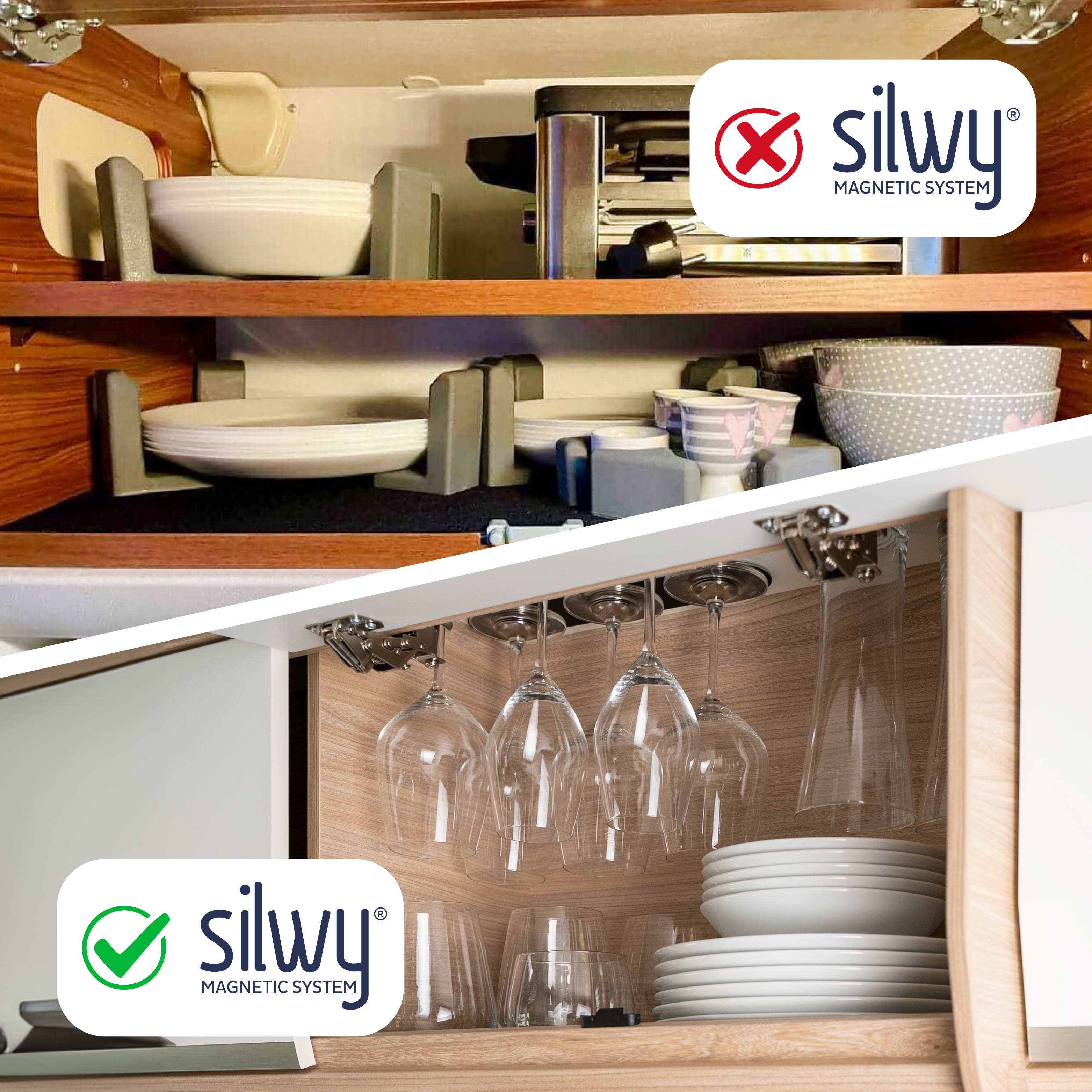 Magnetic Porcelain Tableware Set - Silwy UK