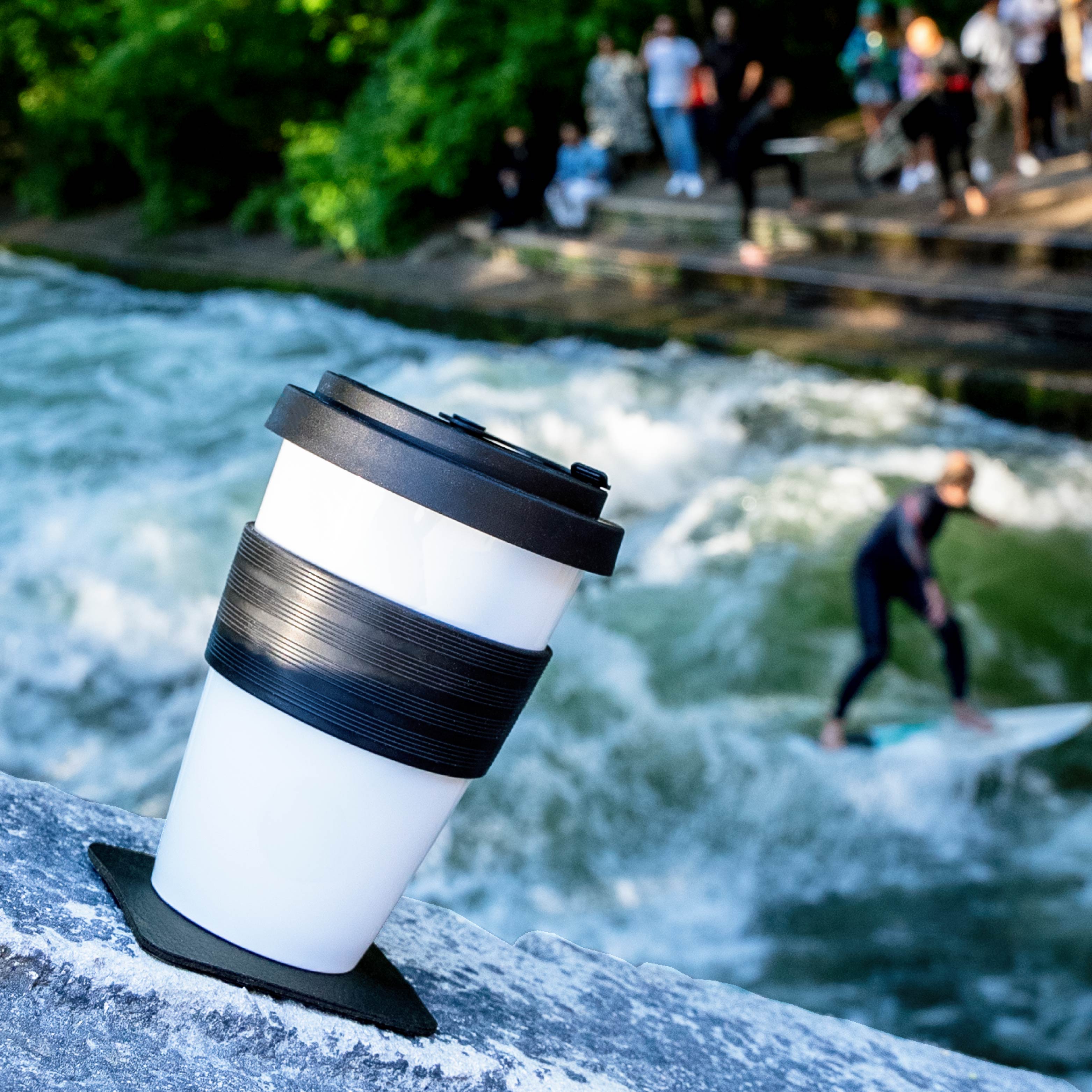 Magnetic porcelain TO - GO - CUP - Silwy UK