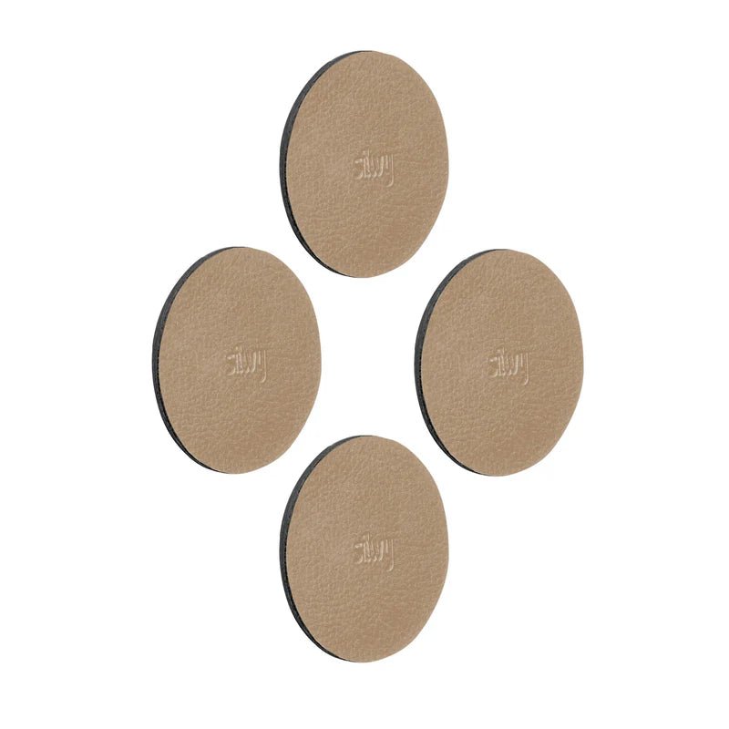 Metal nano gel pads 5 cm BEIGE - Silwy UK