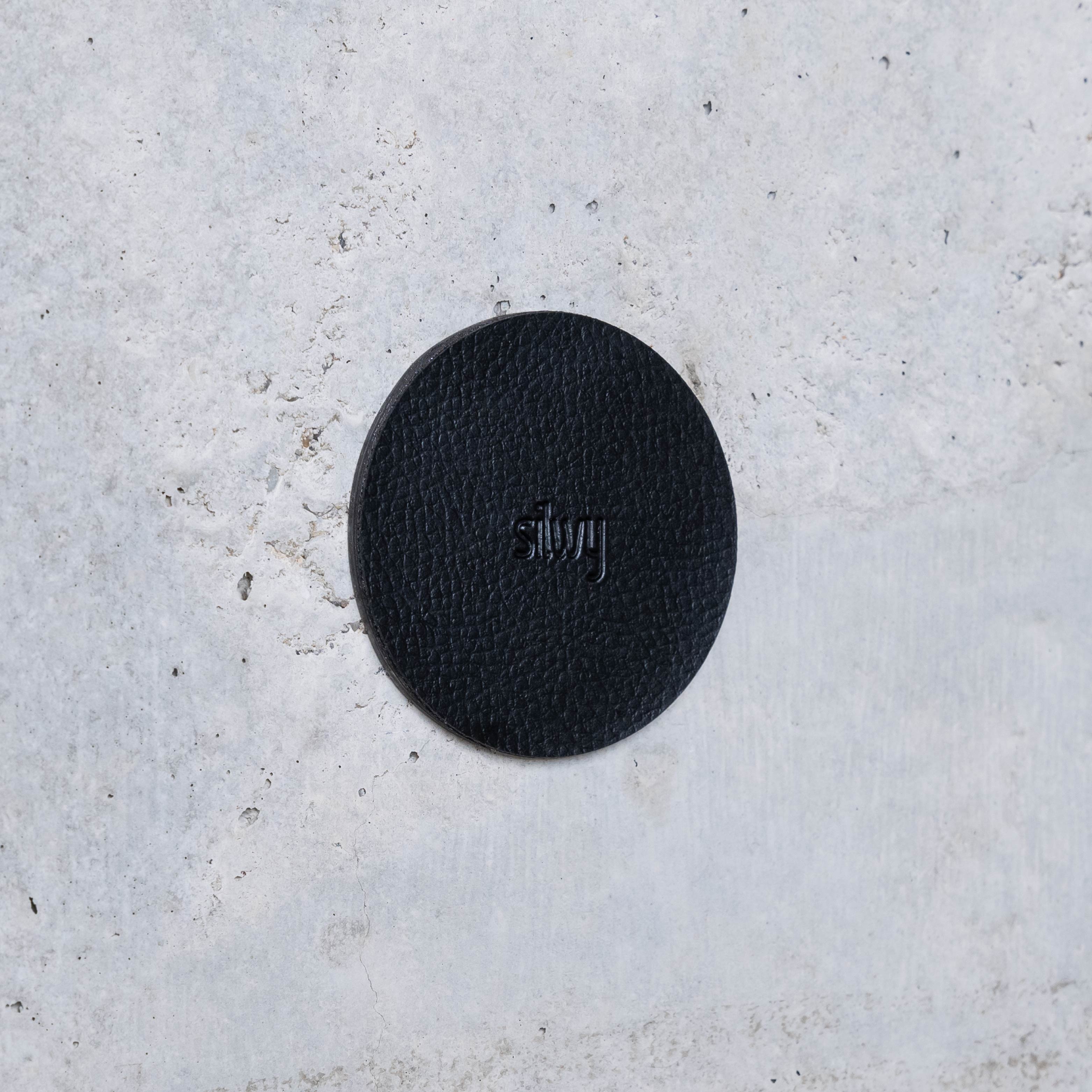 Metal nano gel pads 7.5 cm BLACK - Silwy UK