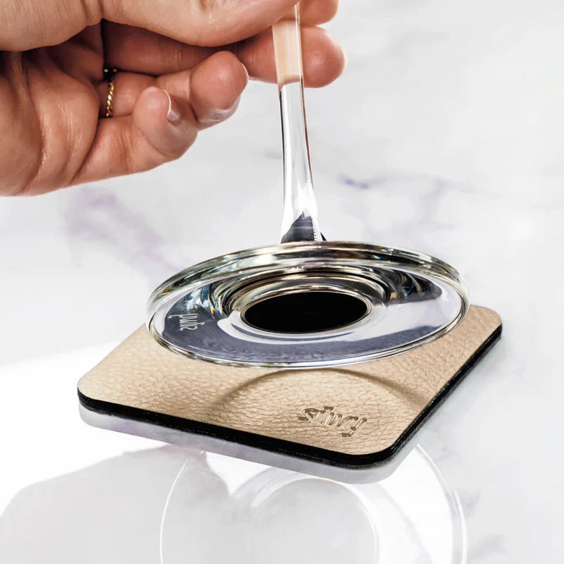 Metal nano gel pads (square) BEIGE - Silwy UK