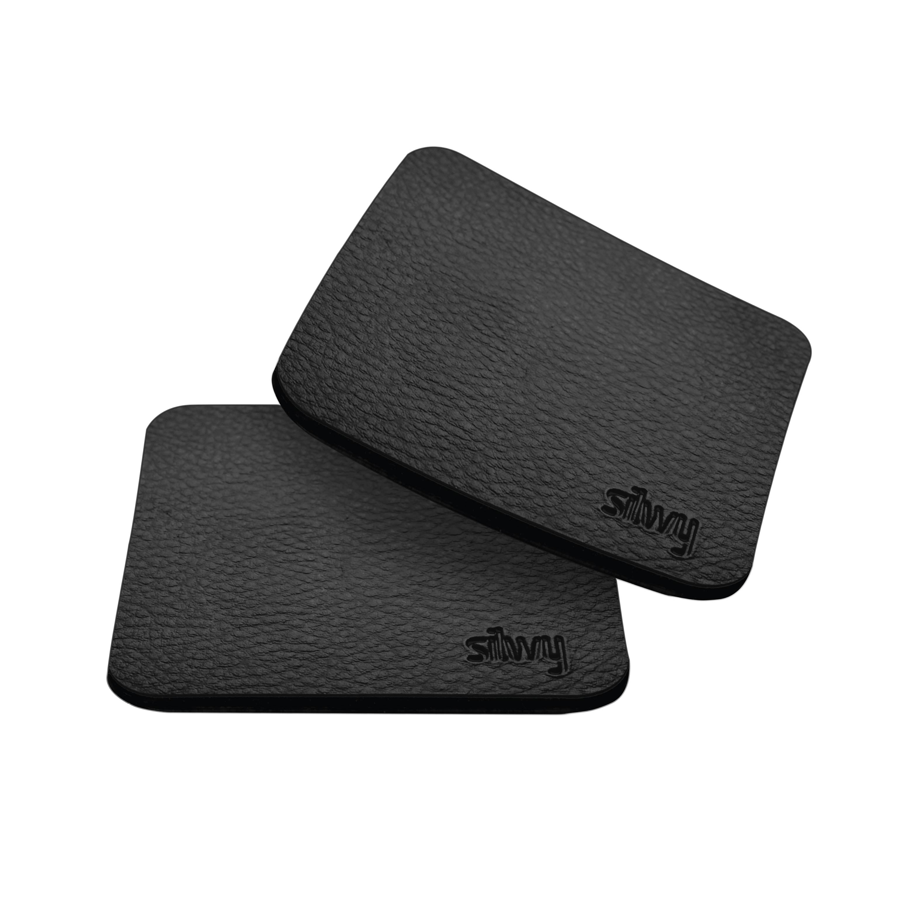 Metal nano gel pads (square) BLACK - Silwy UK