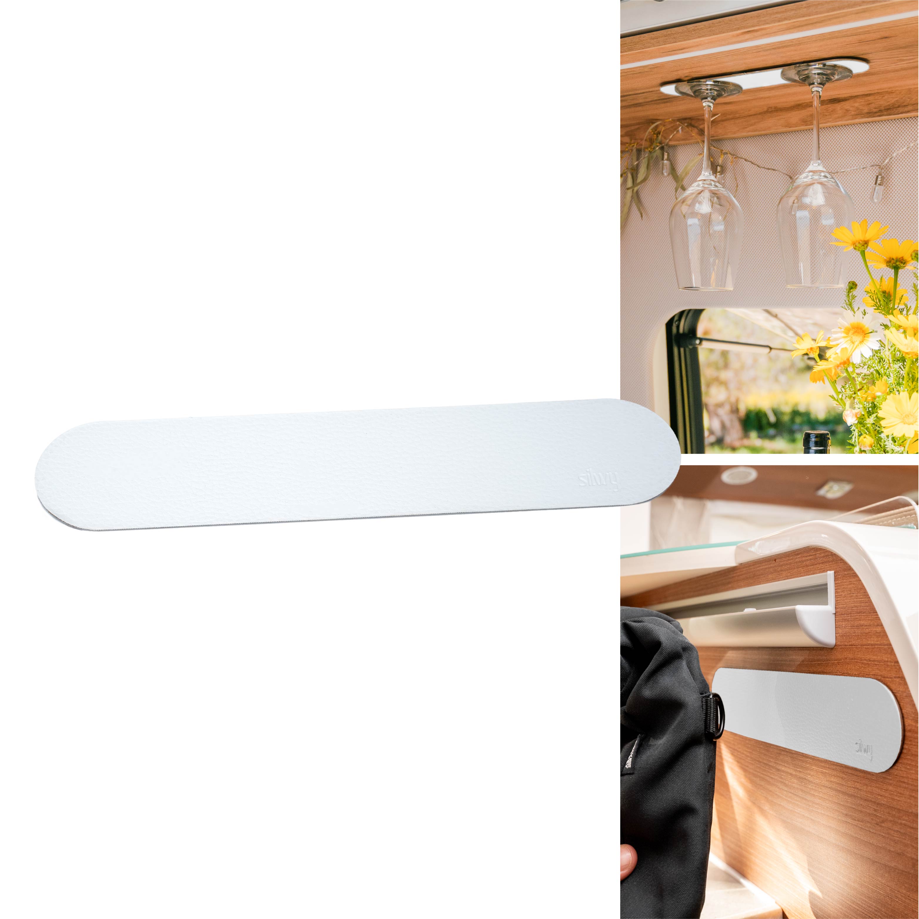 Metal strip 25 cm WHITE - Silwy UK