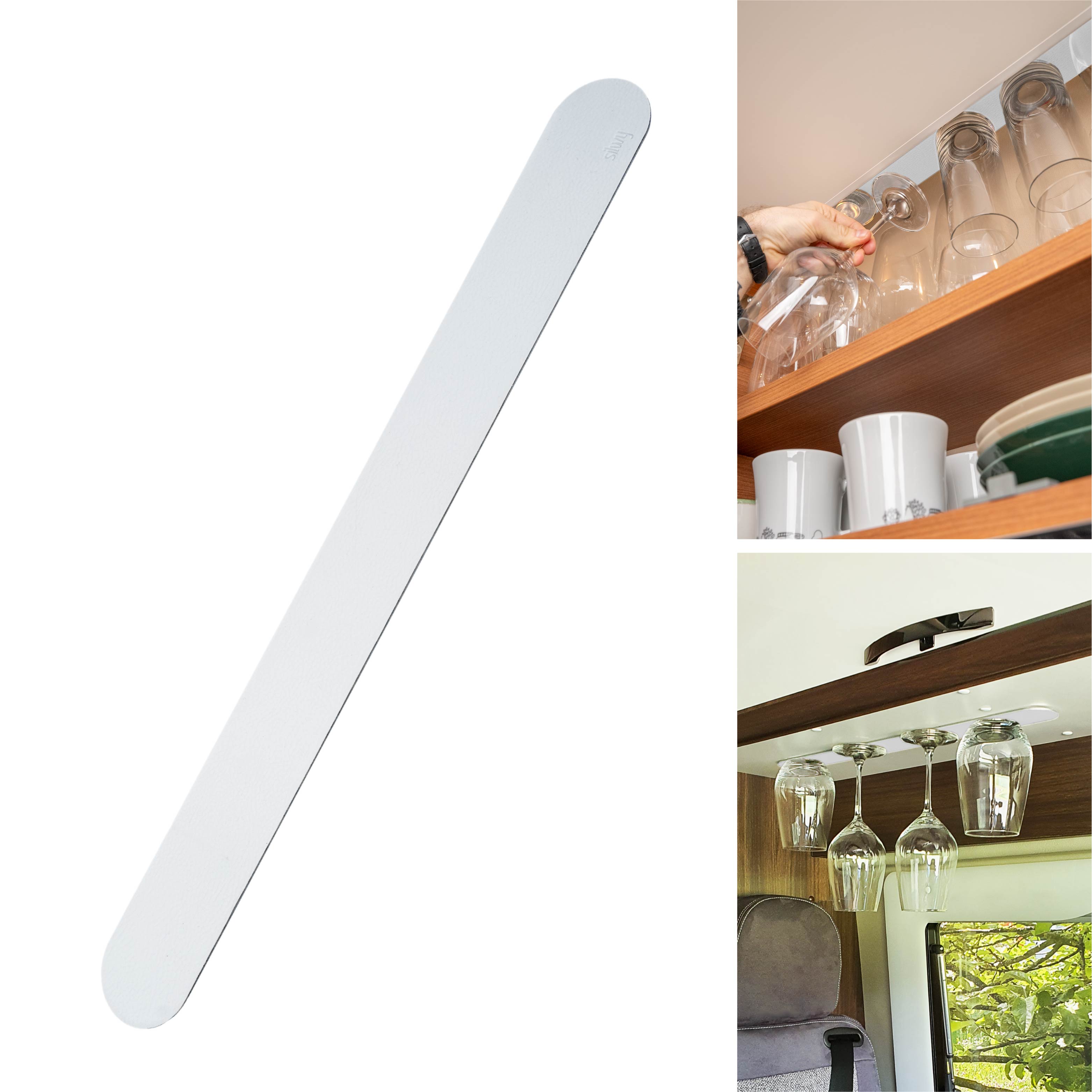 Metal strip 50 cm WHITE - Silwy UK