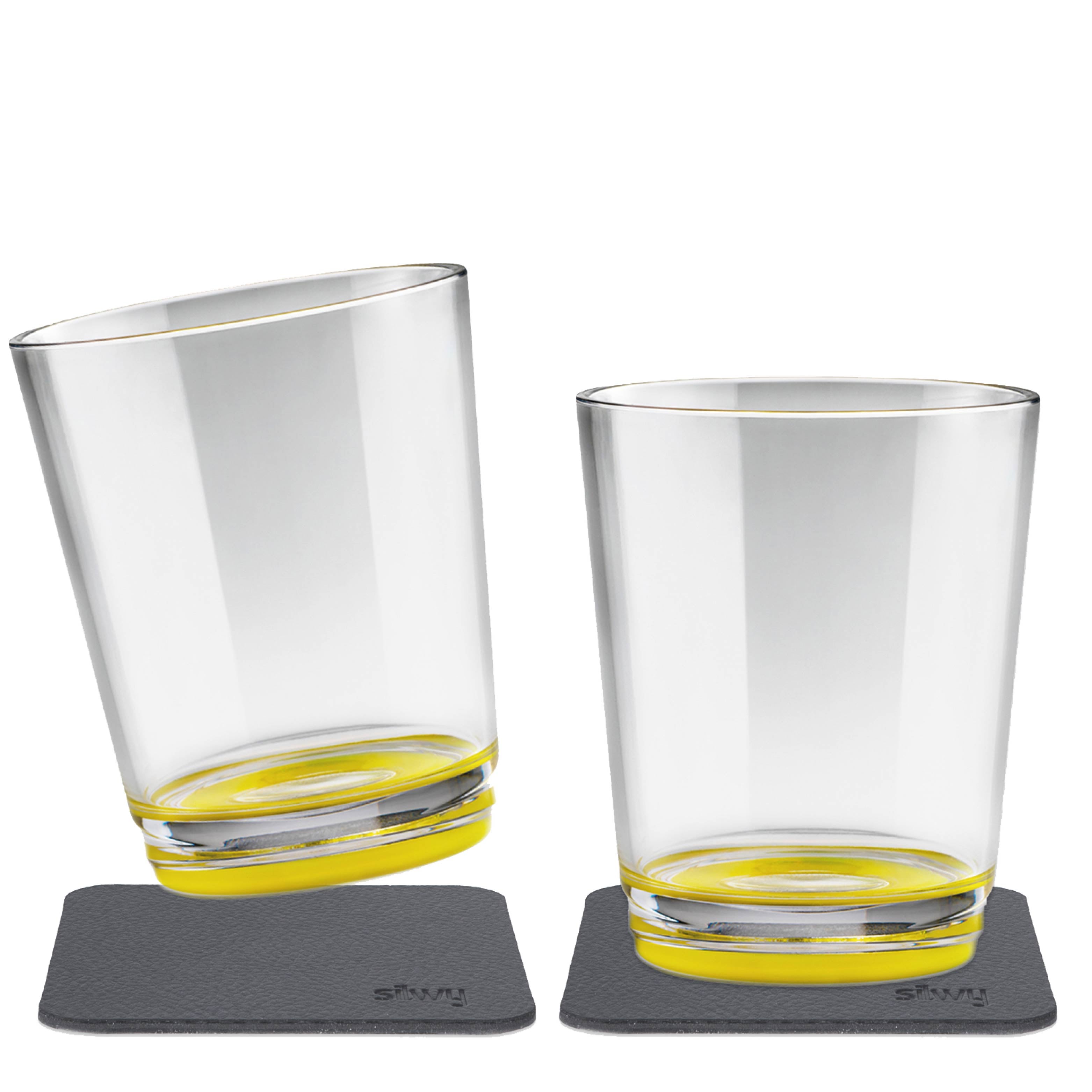 2 x Magnetic drinking cup with Gel Pad - Silwy UK