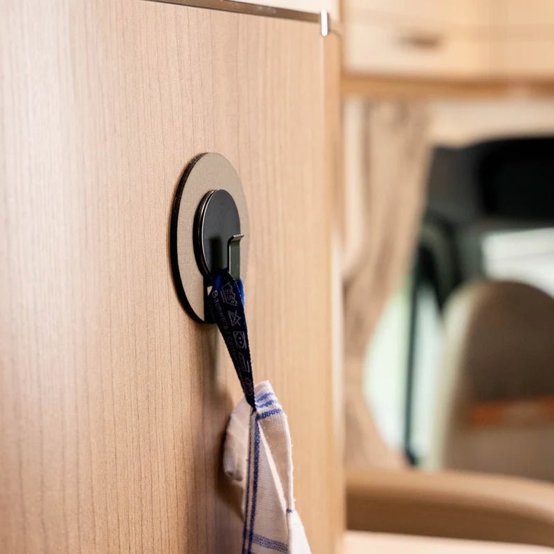 Magnet Hook CLEVER BLACK with Pad BEIGE - Silwy UK