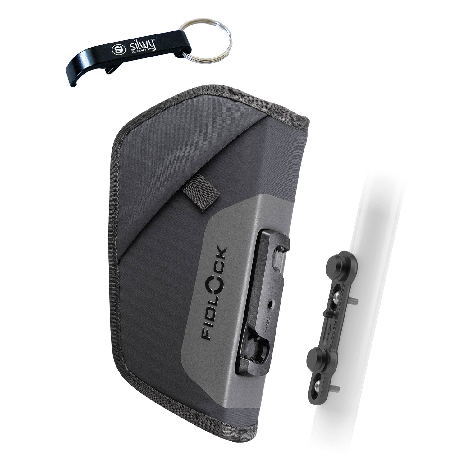 Magnetic bag FIDLOCK TWIST essential bag BLACK incl. bike base - Silwy UK