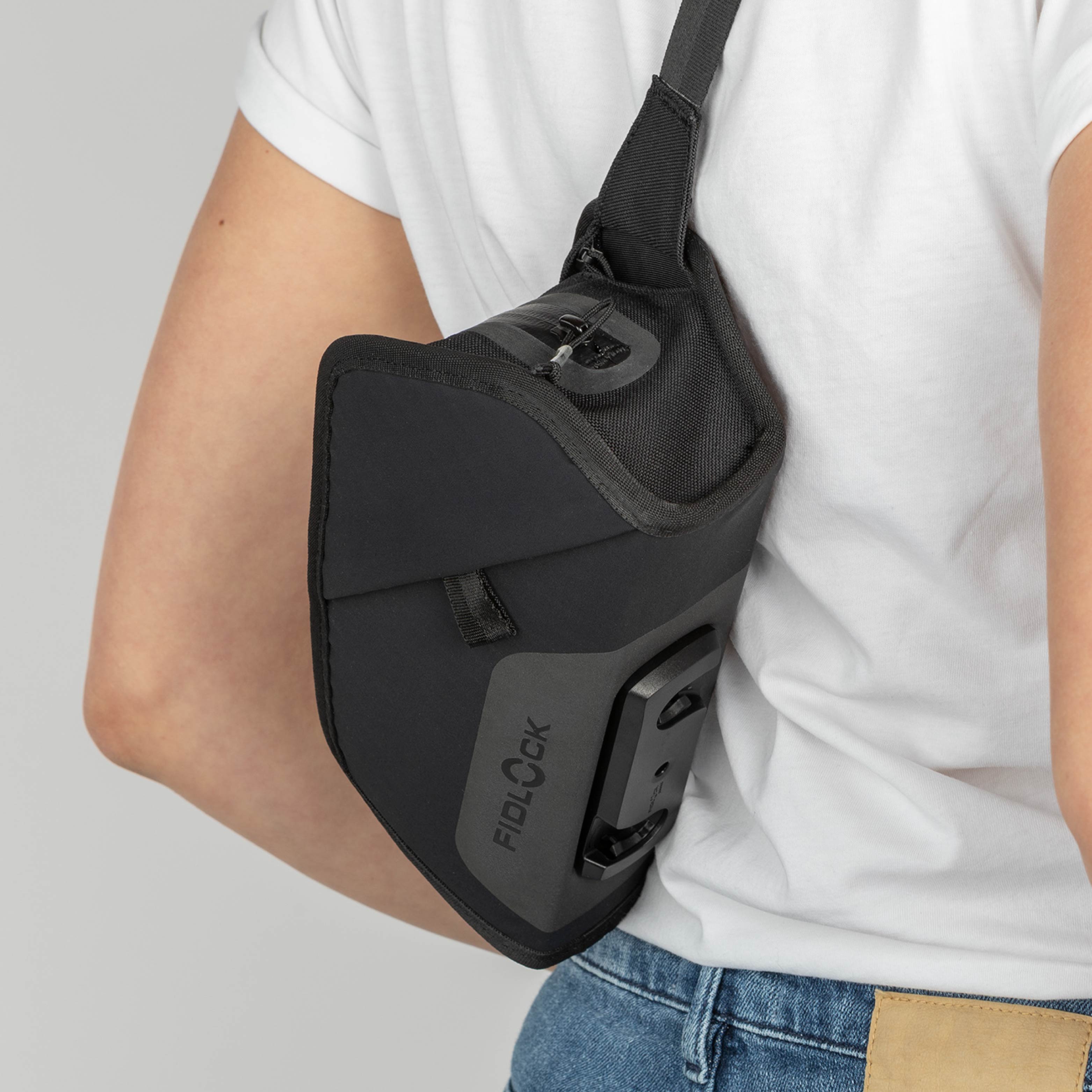 Magnetic bag FIDLOCK TWIST essential bag BLACK incl. bike base - Silwy UK