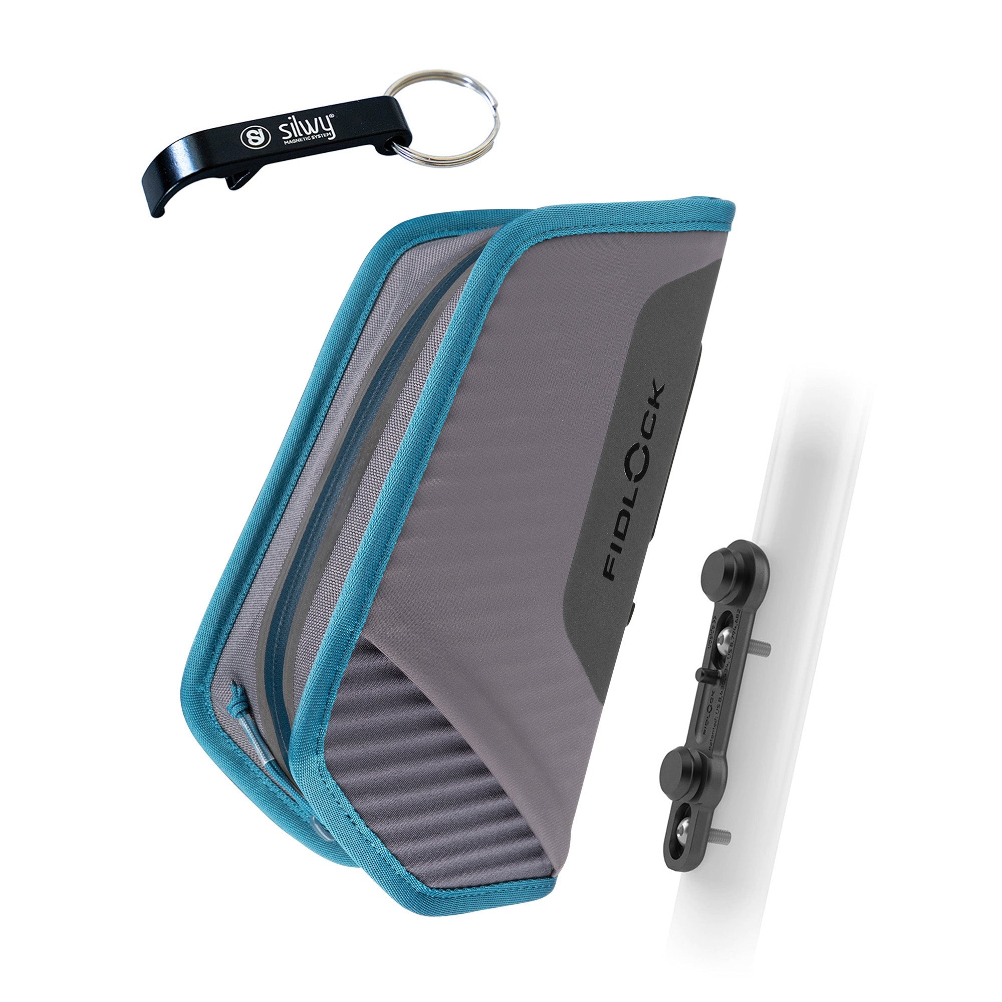 Magnetic bag FIDLOCK TWIST essential bag BLUE incl. bike base - Silwy UK