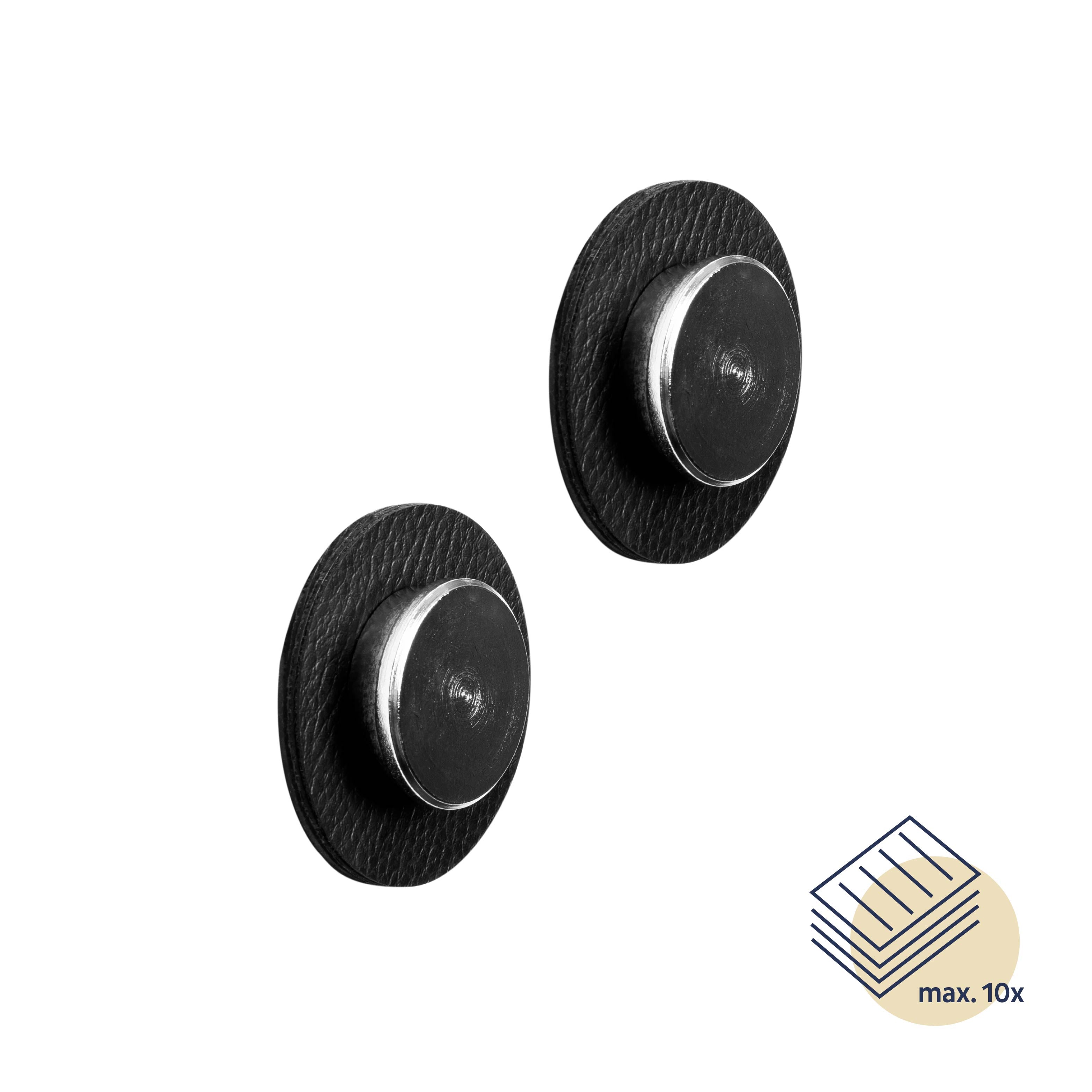 Magnetic pins SMART incl. pads BLACK - Silwy UK