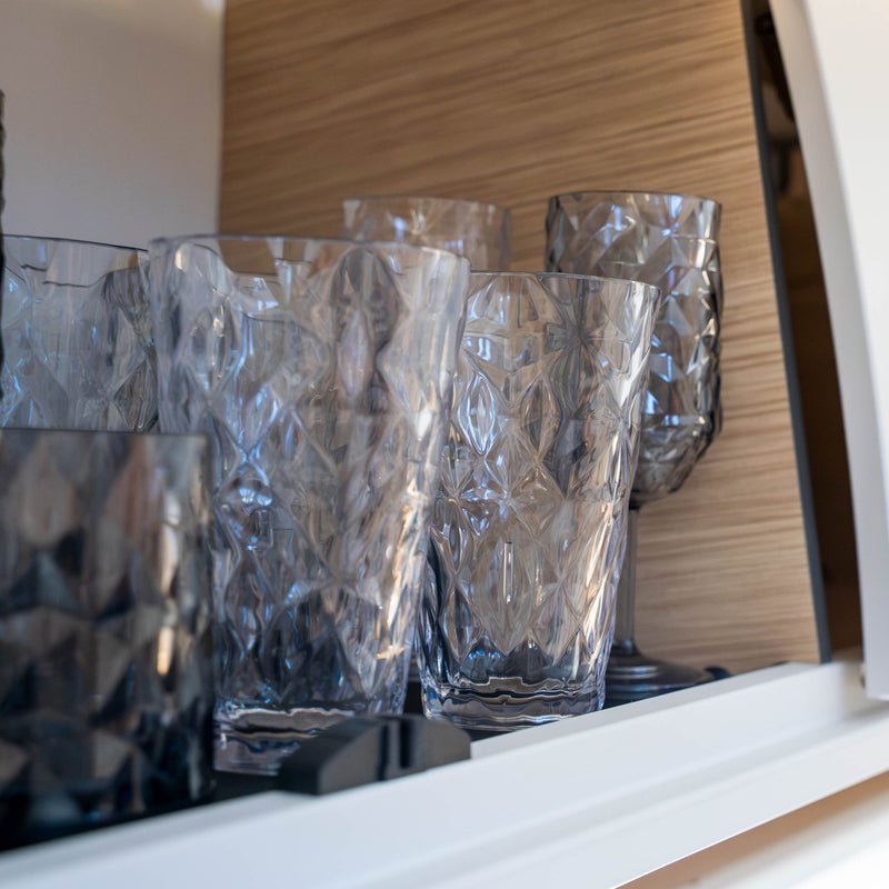 Magnetic Plastic Glasses LONG DRINK CLEAR PRISMA - COMING SOON - Silwy UK