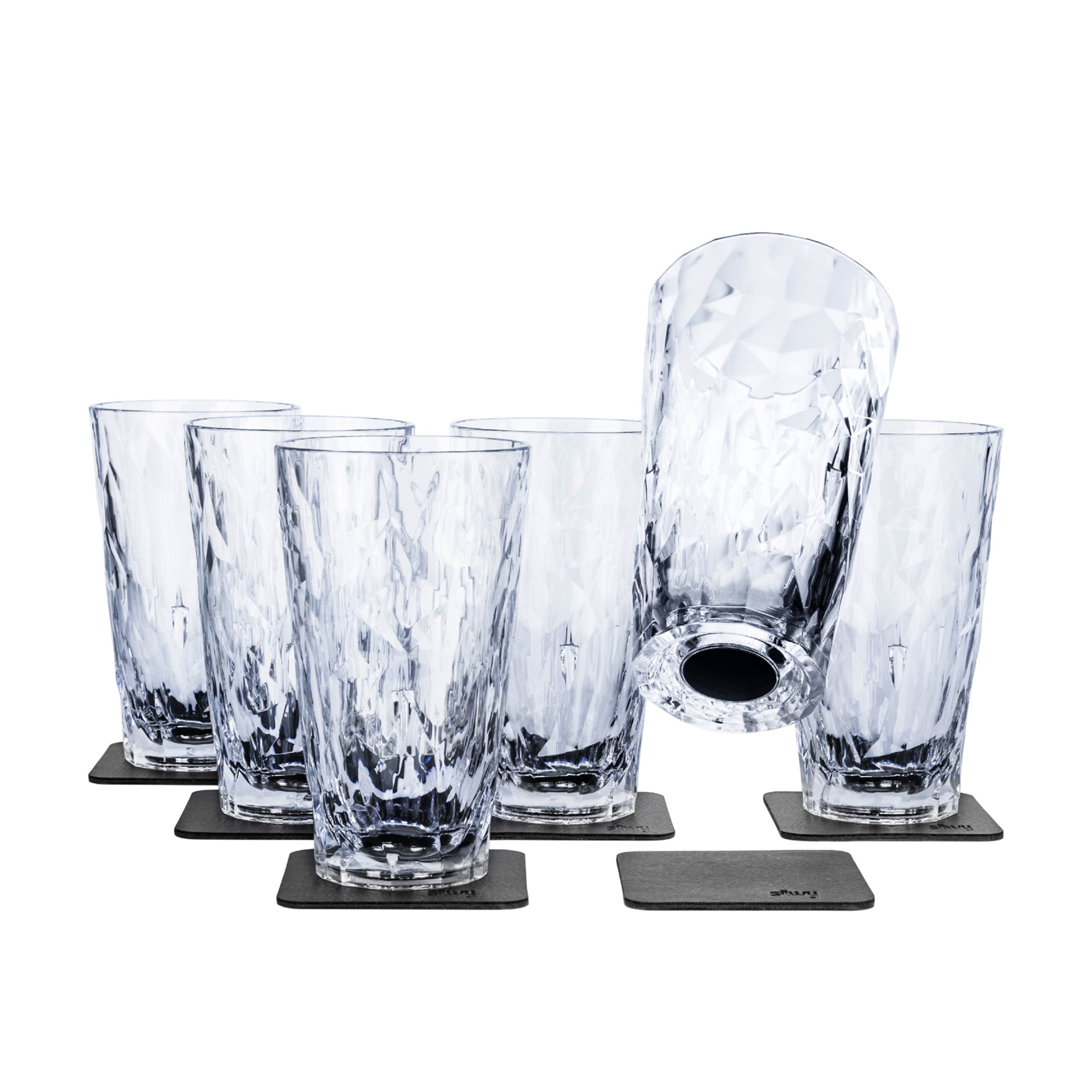 Magnetic plastic glasses LONGDRINK - Silwy UK