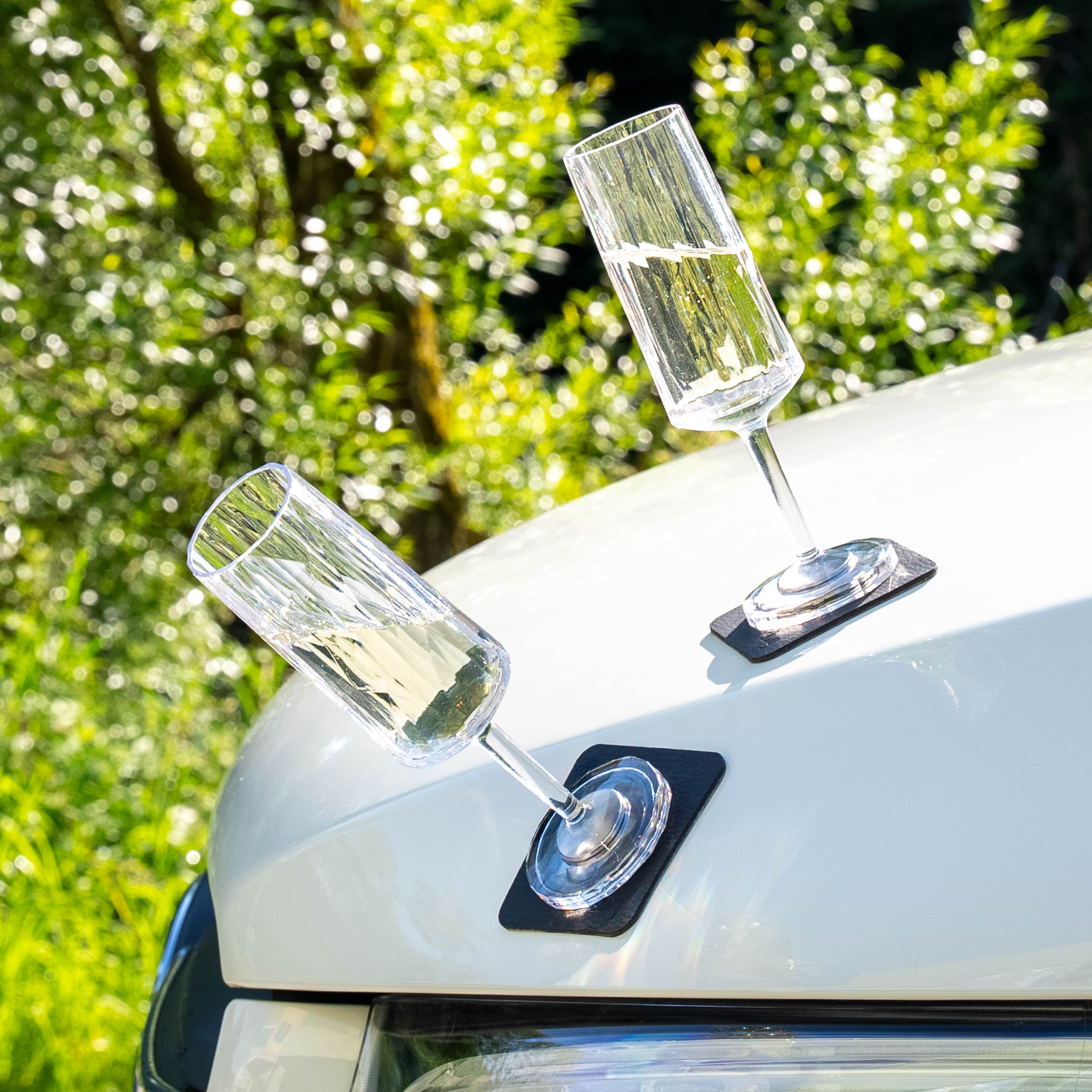 Magnetic plastic glasses SPARKLING WINE - Silwy UK
