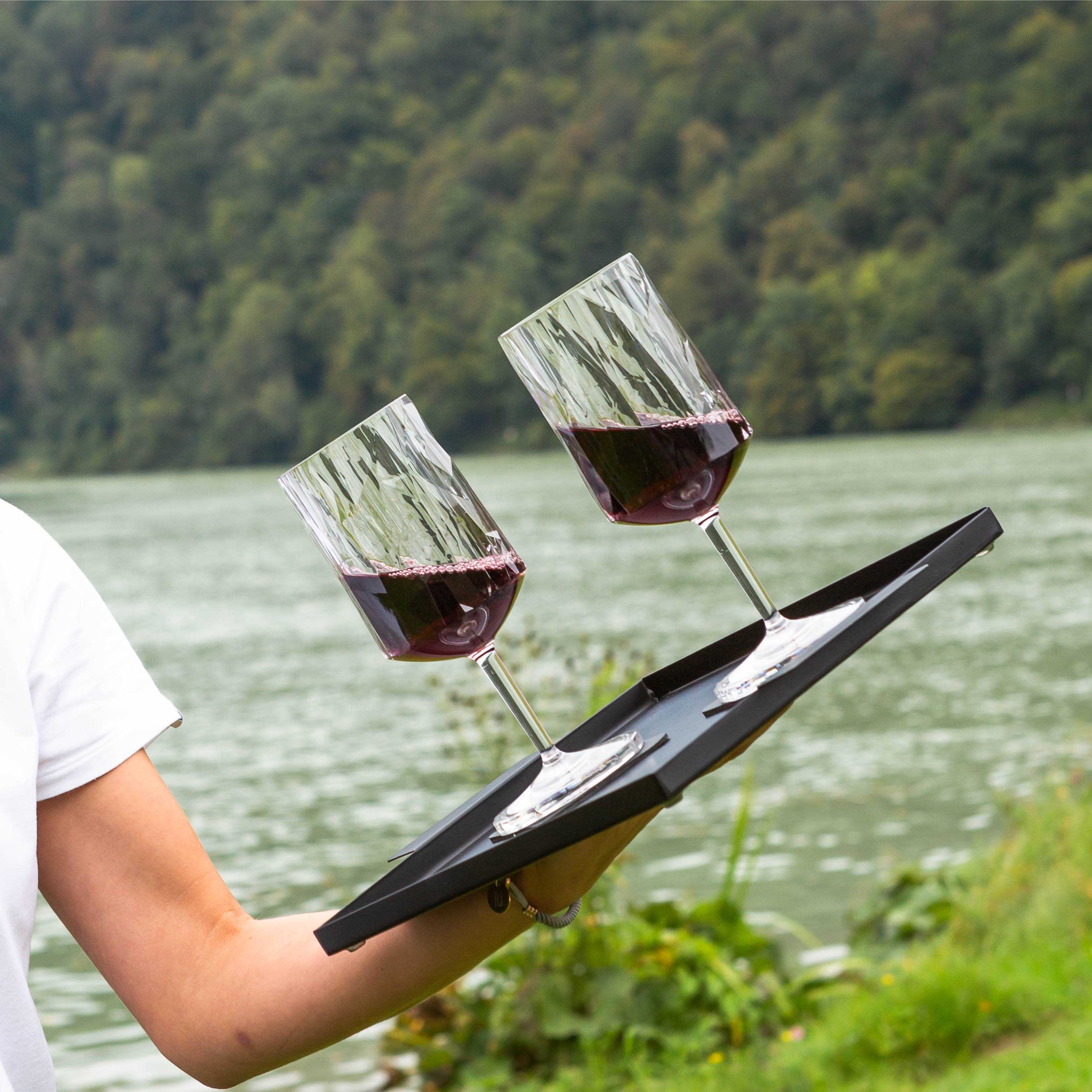 Magnetic plastic glasses WINE 0.2 l - Silwy UK