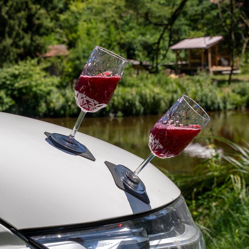 Magnetic Plastic Glasses WINE CLEAR PRISMA - COMING SOON - Silwy UK