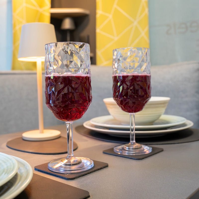 Magnetic Plastic Glasses WINE CLEAR PRISMA - COMING SOON - Silwy UK
