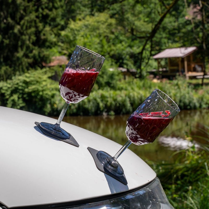 Magnetic Plastic Glasses WINE GREY PRISMA - COMING SOON - Silwy UK
