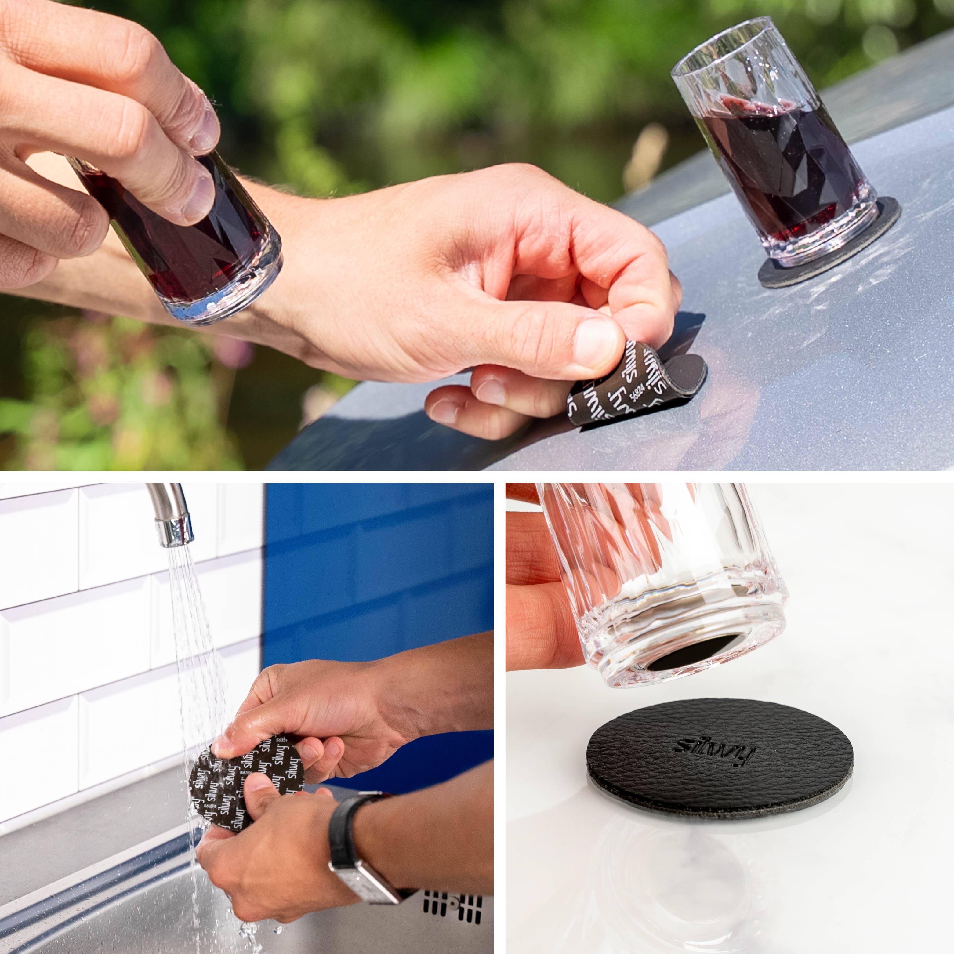 Magnetic plastic shot glasses - Silwy UK