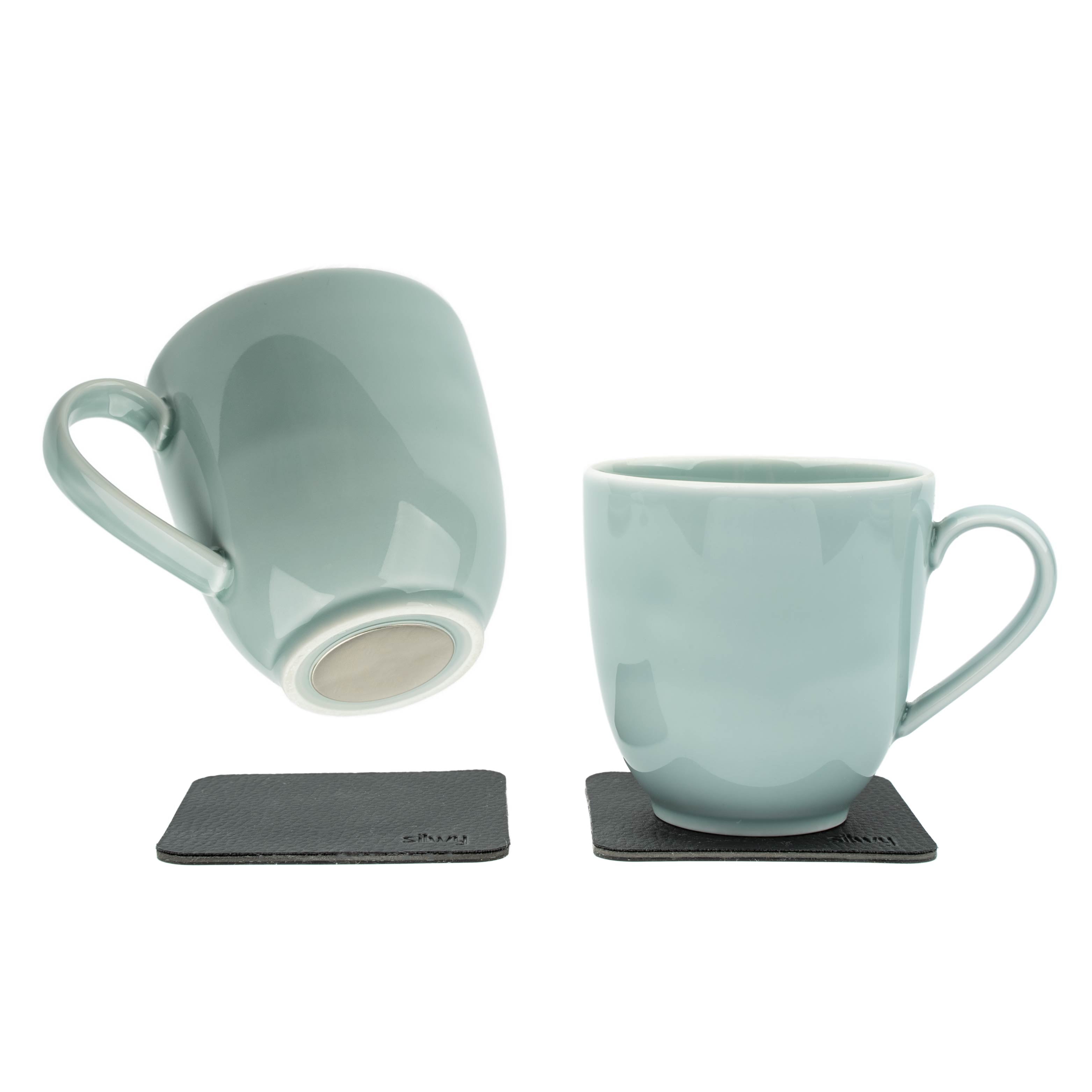 Magnetic Porcelain Cups - Silwy UK