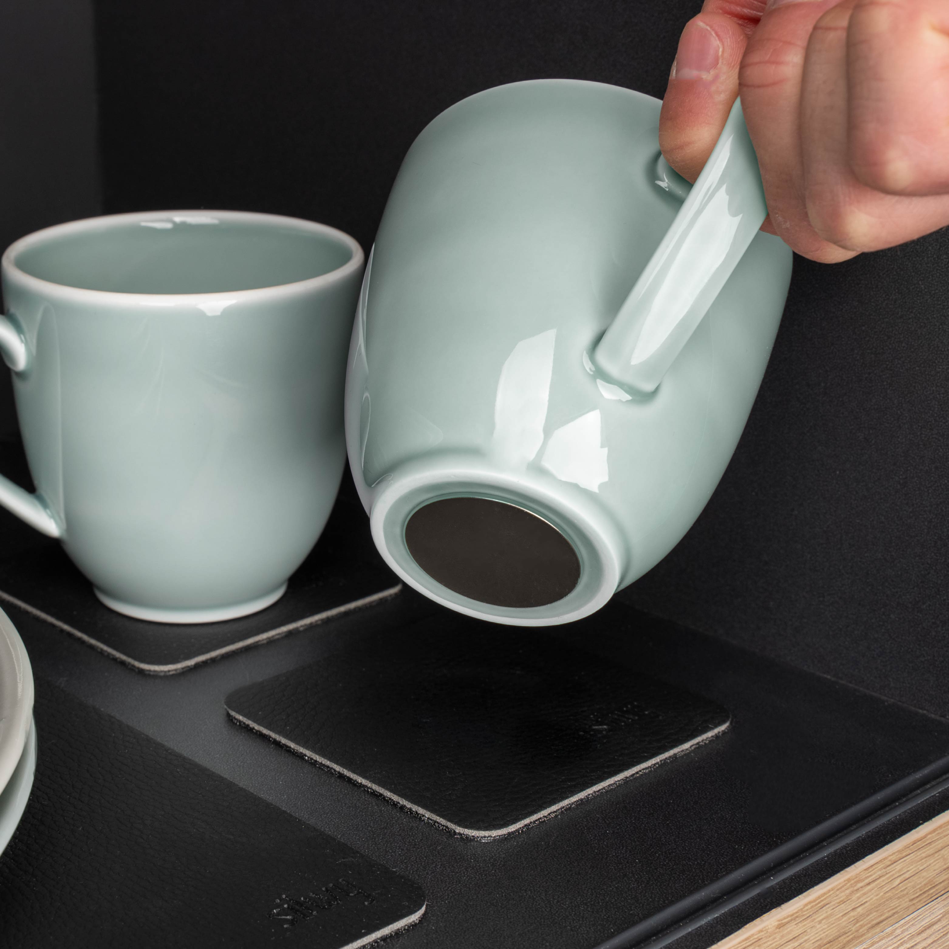 Magnetic Porcelain Cups - Silwy UK