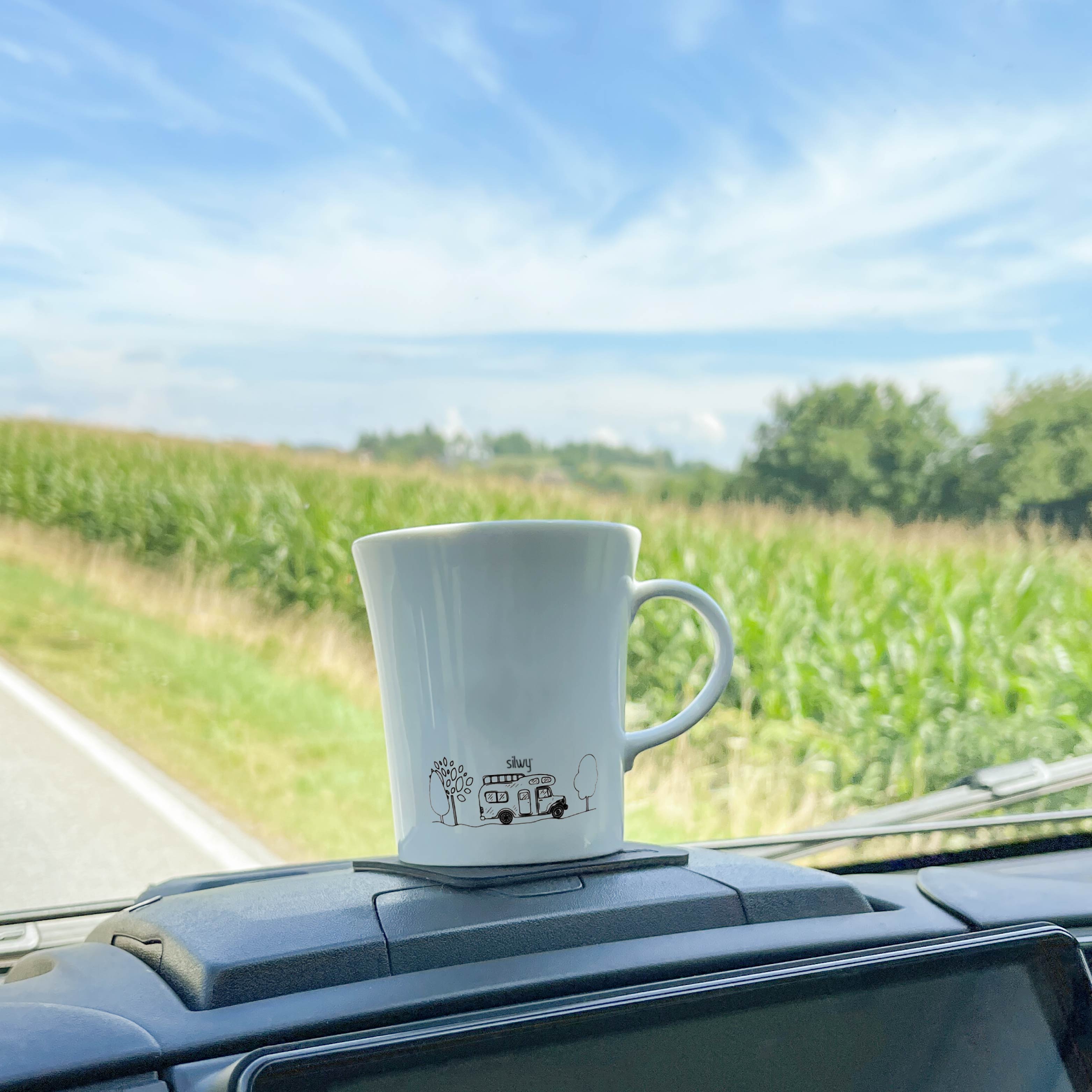 Magnetic porcelain cups CAMPING - Silwy UK