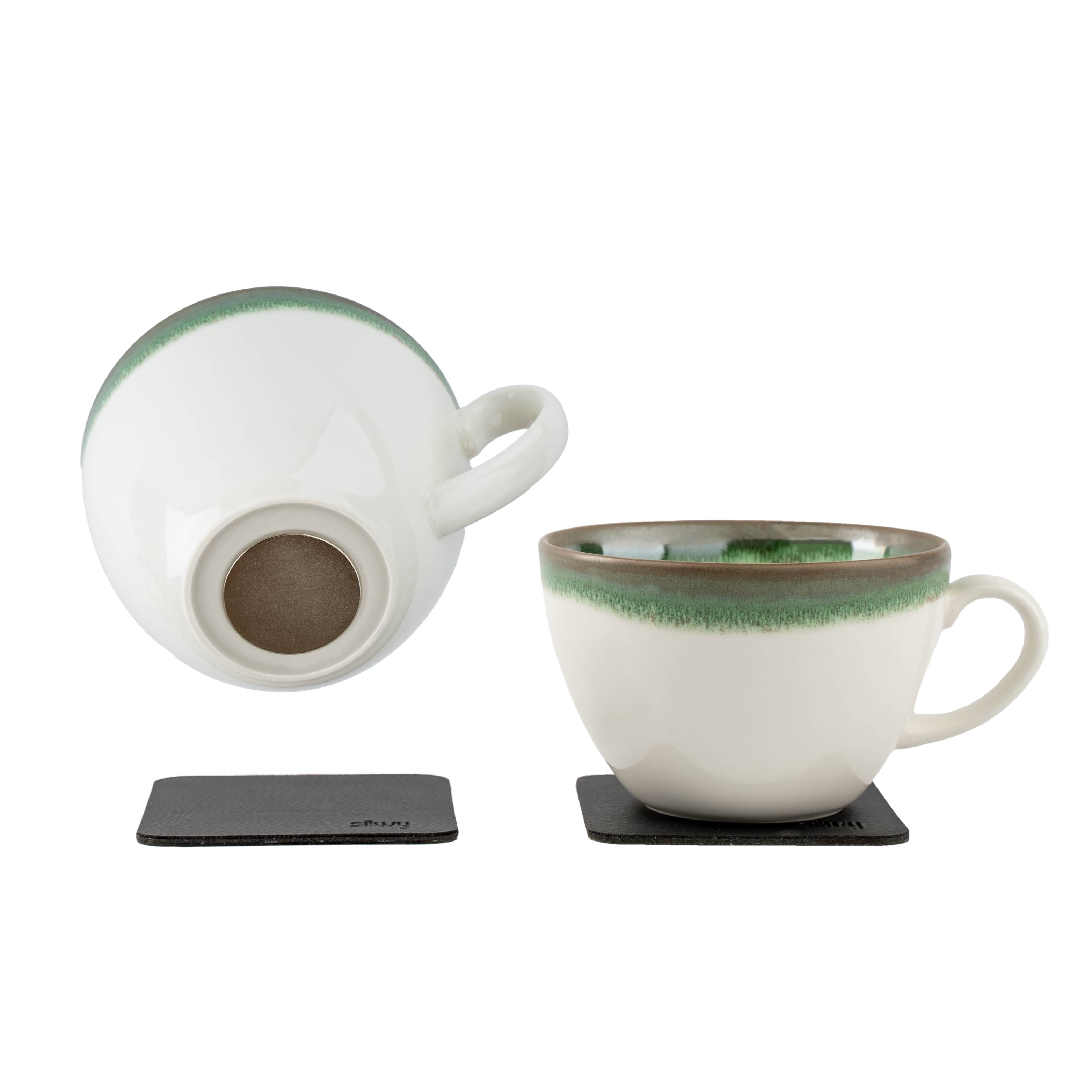 Magnetic porcelain cups UNIQUE - Silwy UK