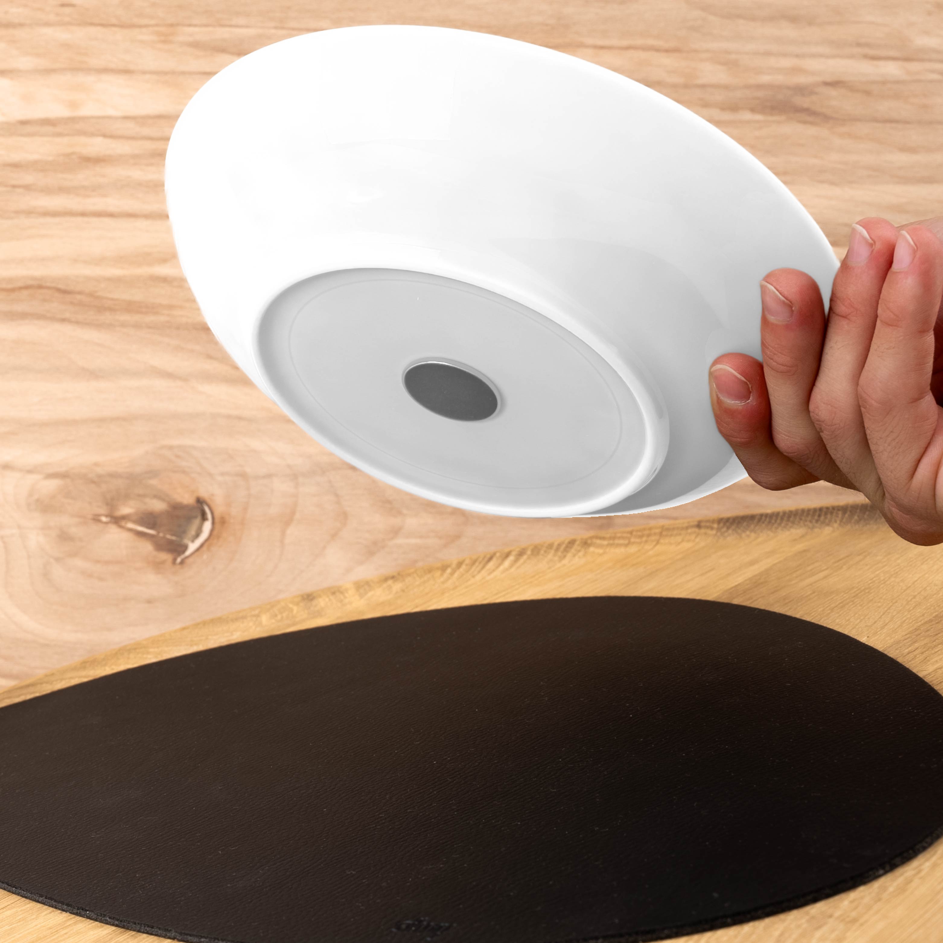 Magnetic porcelain food bowls CLASSIC 21 cm - Silwy UK
