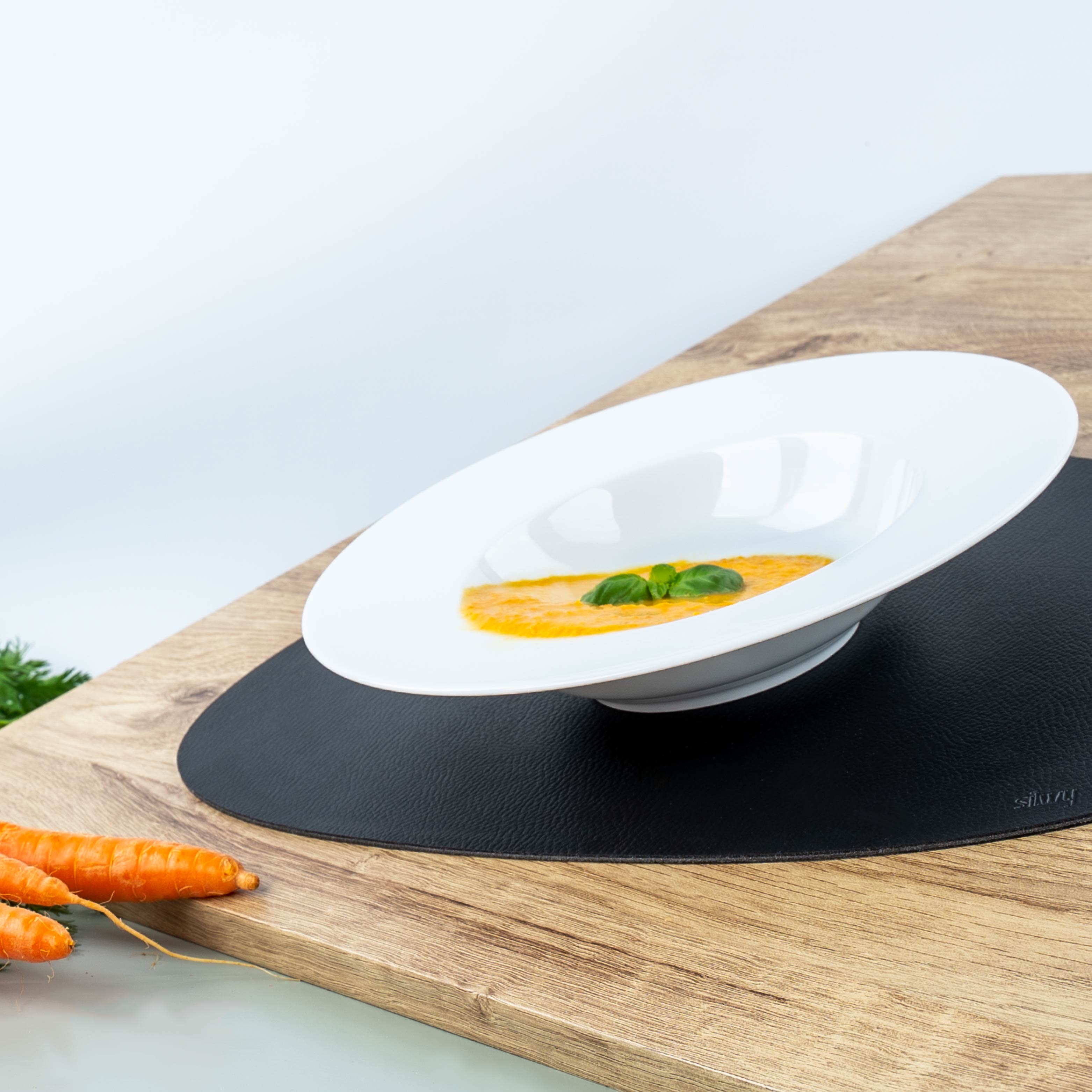 Magnetic porcelain gourmet plate 23.5 cm - Silwy UK
