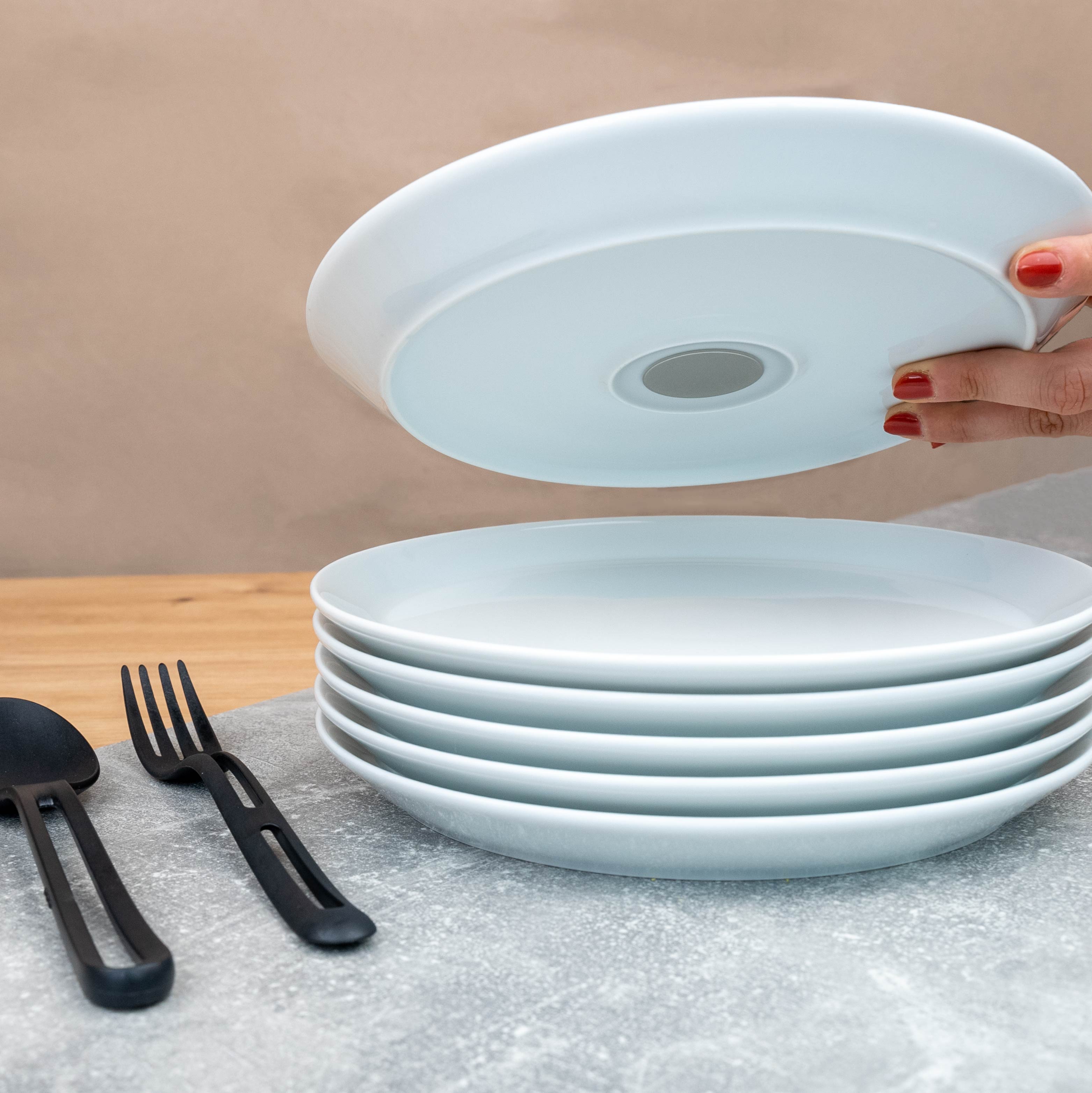 Magnetic porcelain plate 23 cm - Silwy UK