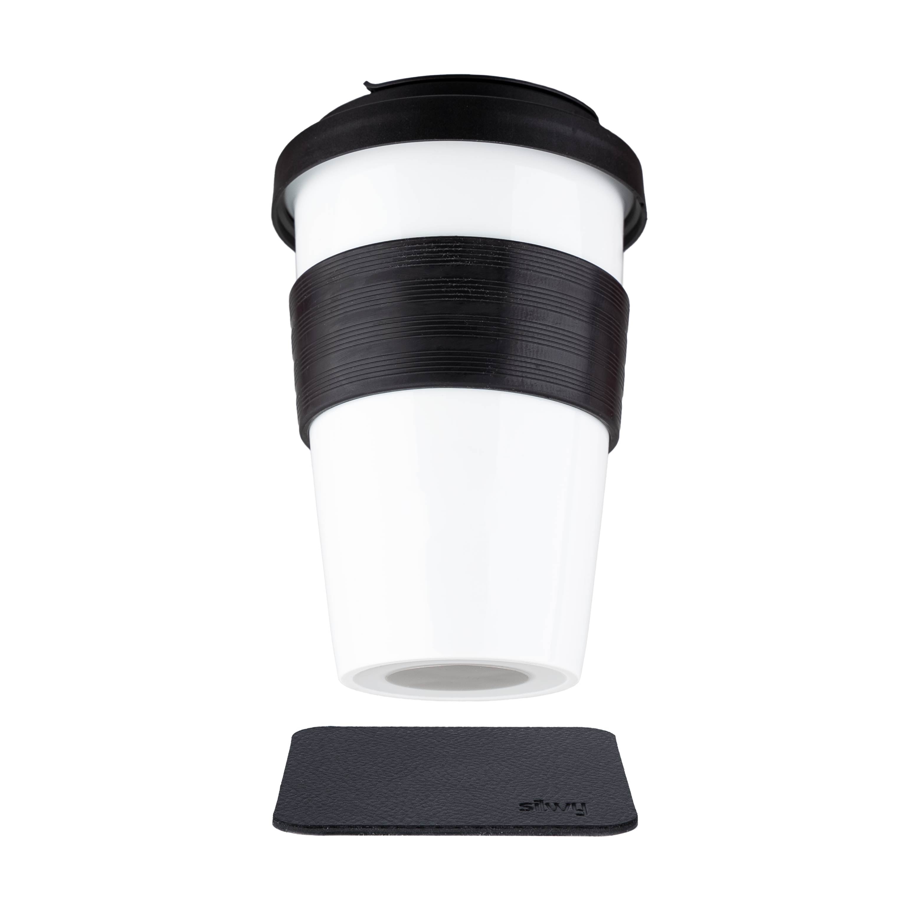 Magnetic porcelain TO - GO - CUP - Silwy UK