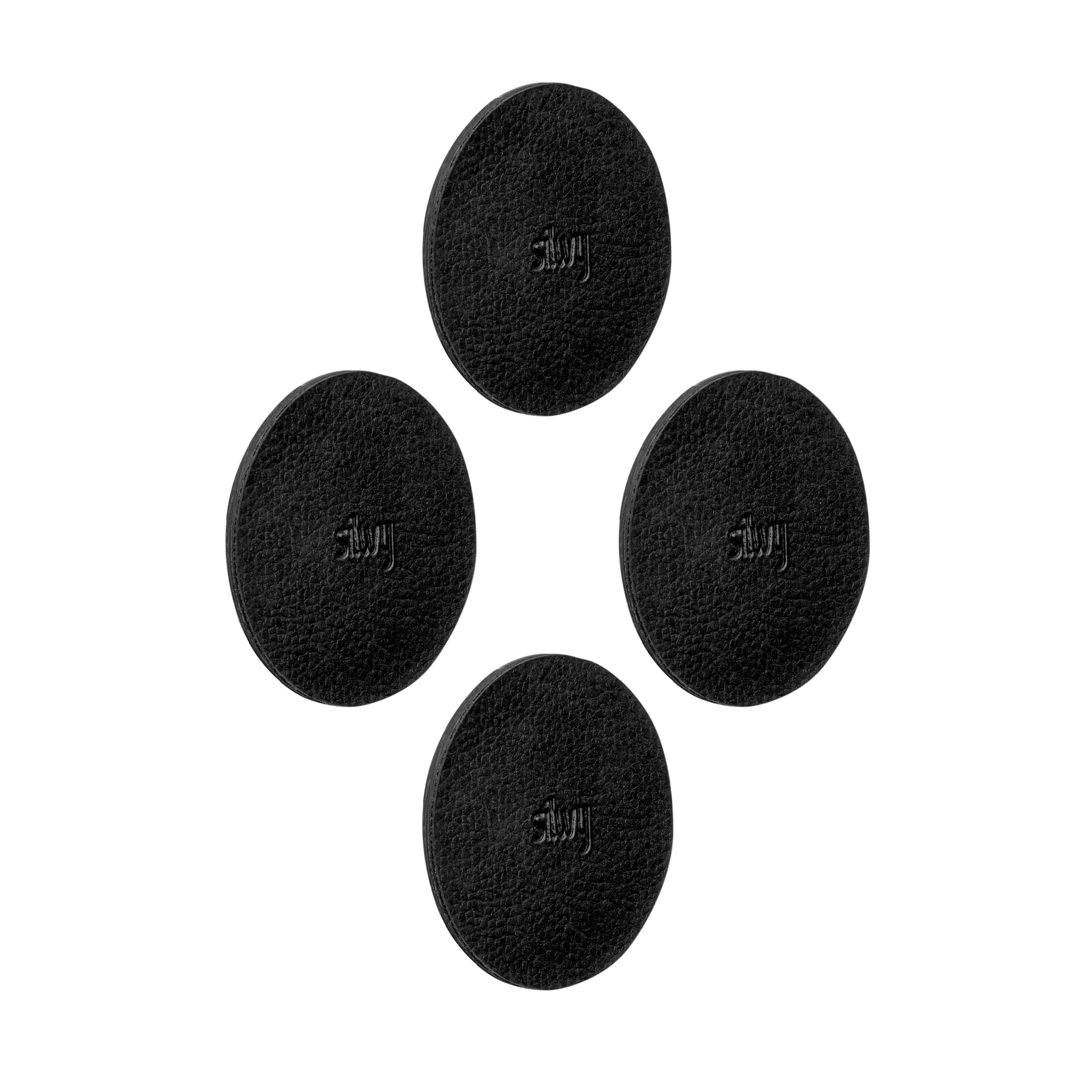 Metal nano gel pads 5 cm BLACK - Silwy UK