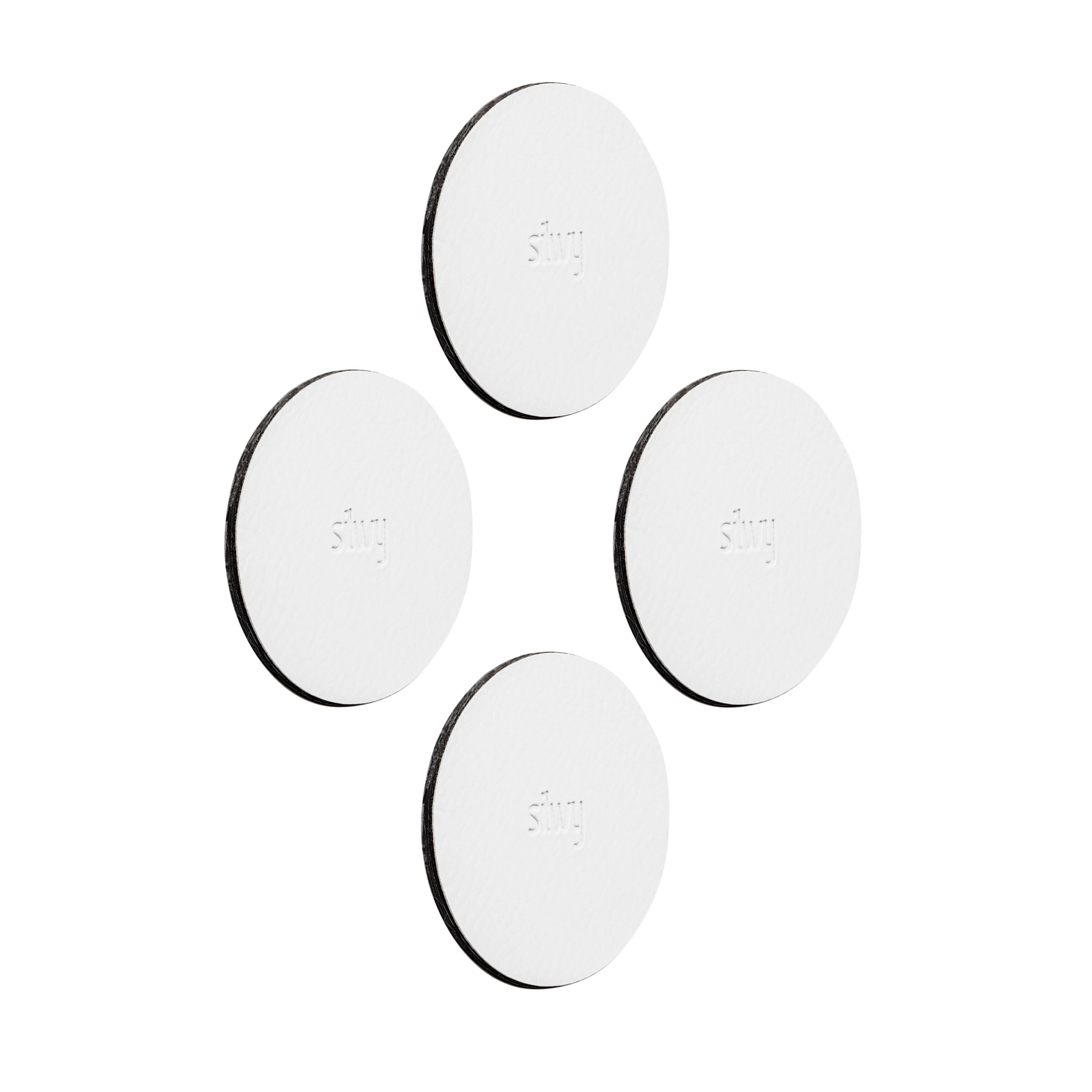 Metal nano gel pads 5 cm WHITE - Silwy UK