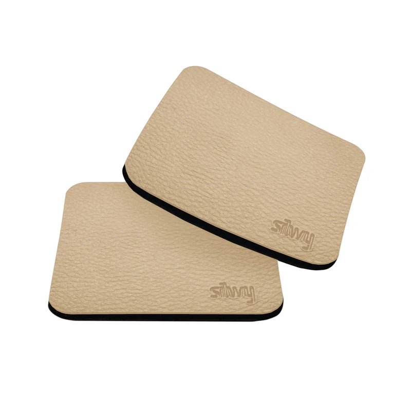 Metal nano gel pads (square) BEIGE - Silwy UK