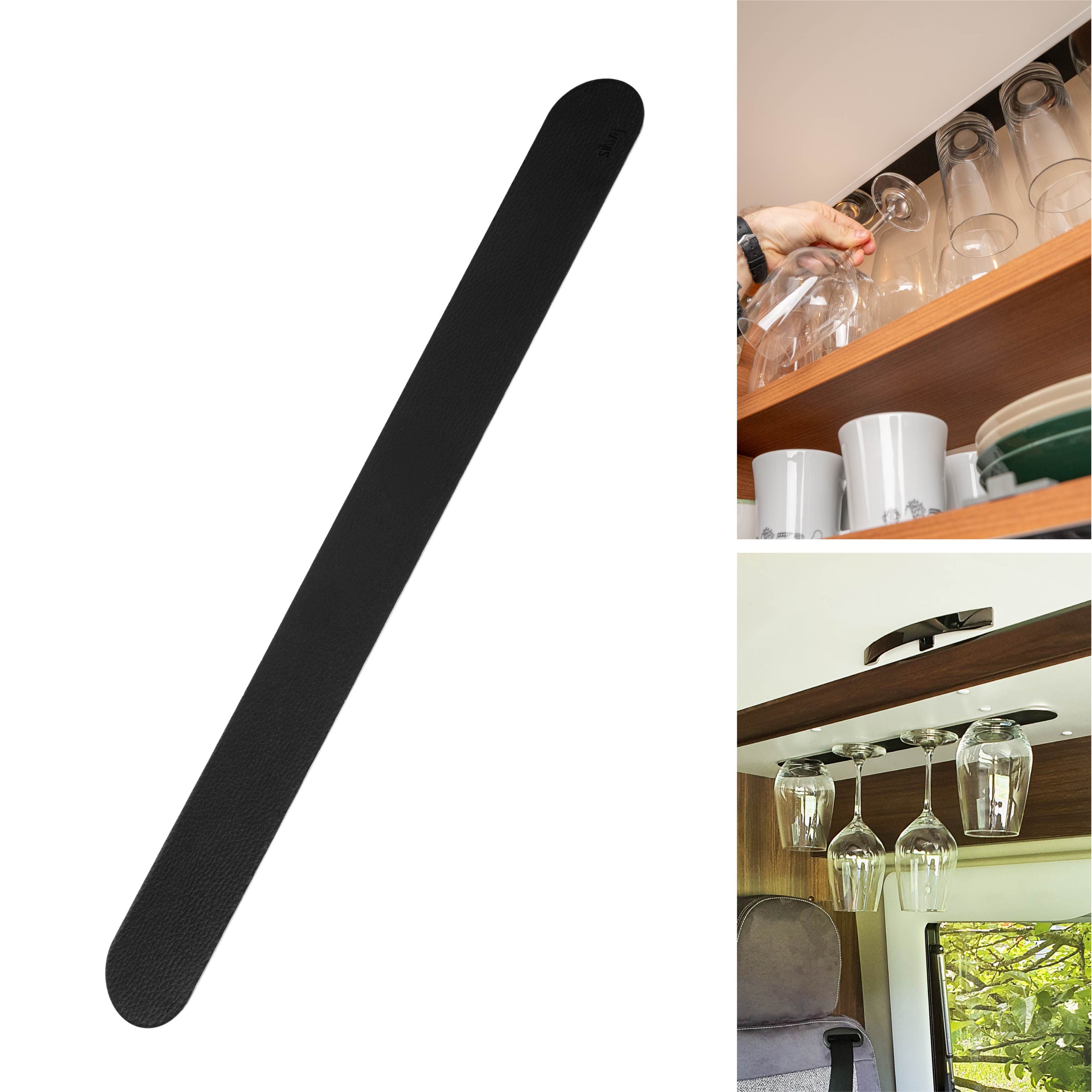 Metal strip 50 cm BLACK - Silwy UK